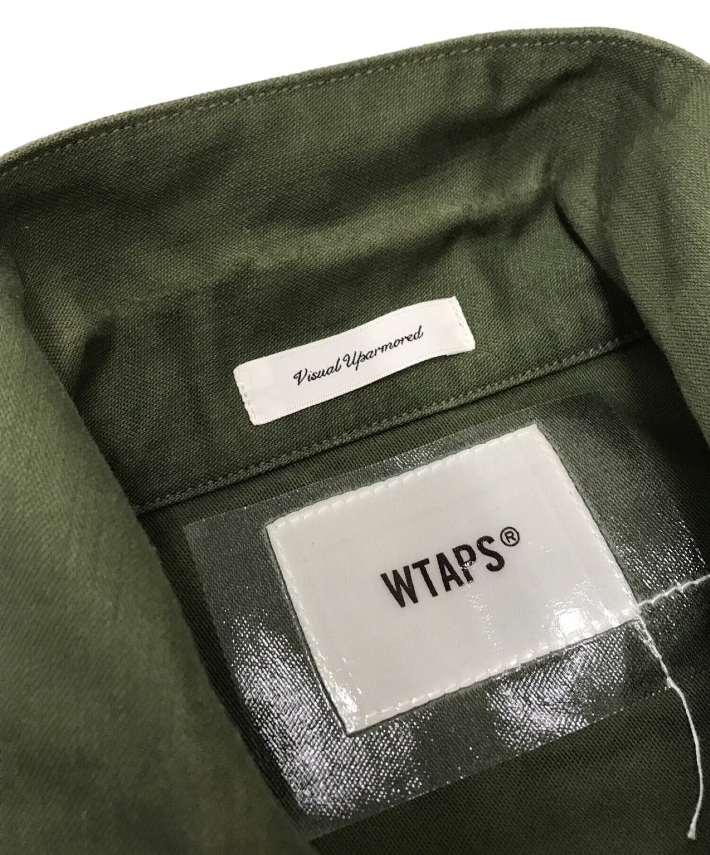 [Pre-owned] WTAPS SHIRT. COTTON SATIN / Military Shirt brdt-shm01 wmill-ls  02