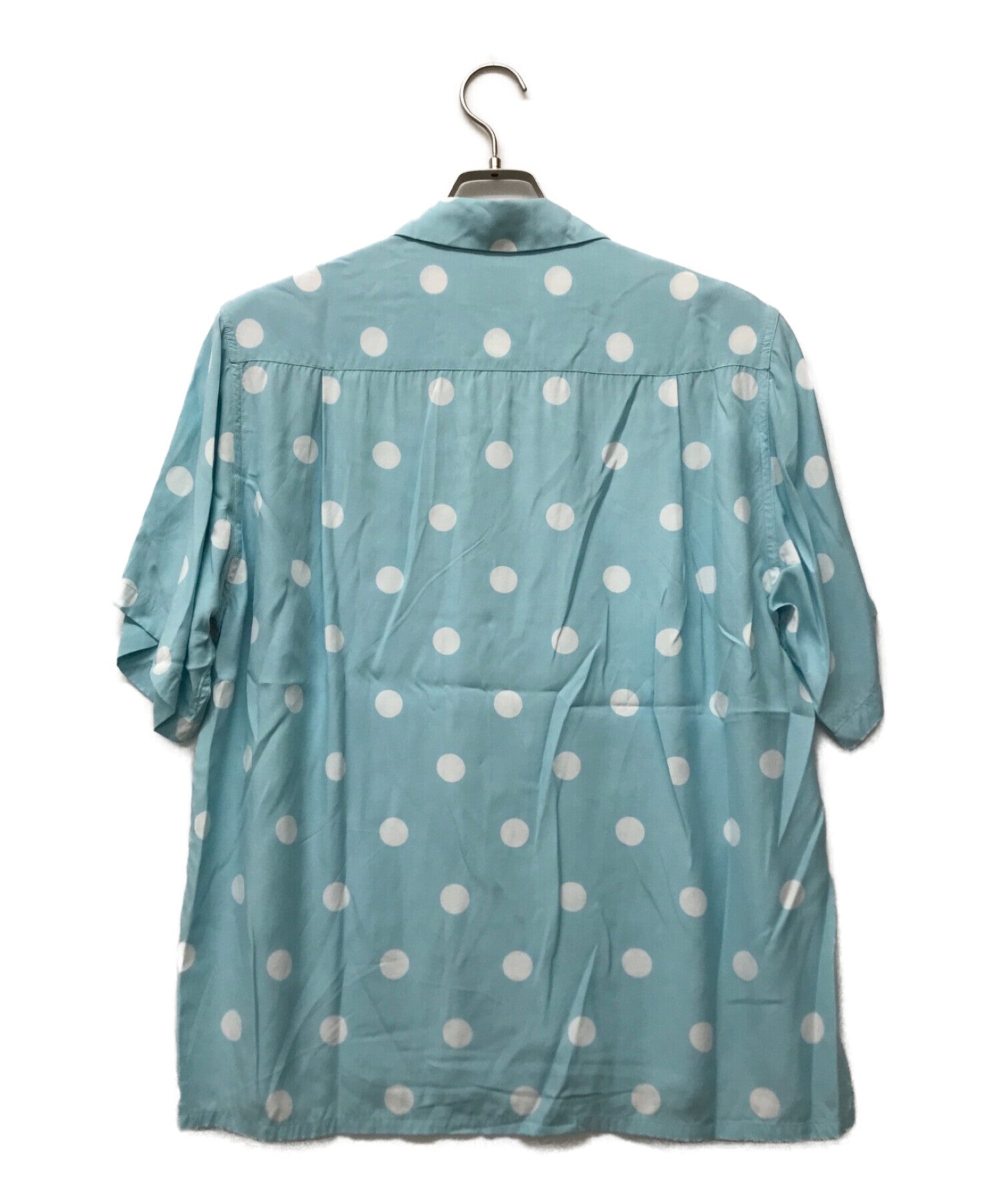 WACKO MARIA DOTS OPEN COLLAR SHIRT / 22SS Dots Open Collar Shirt  22SS-WMS-HI11