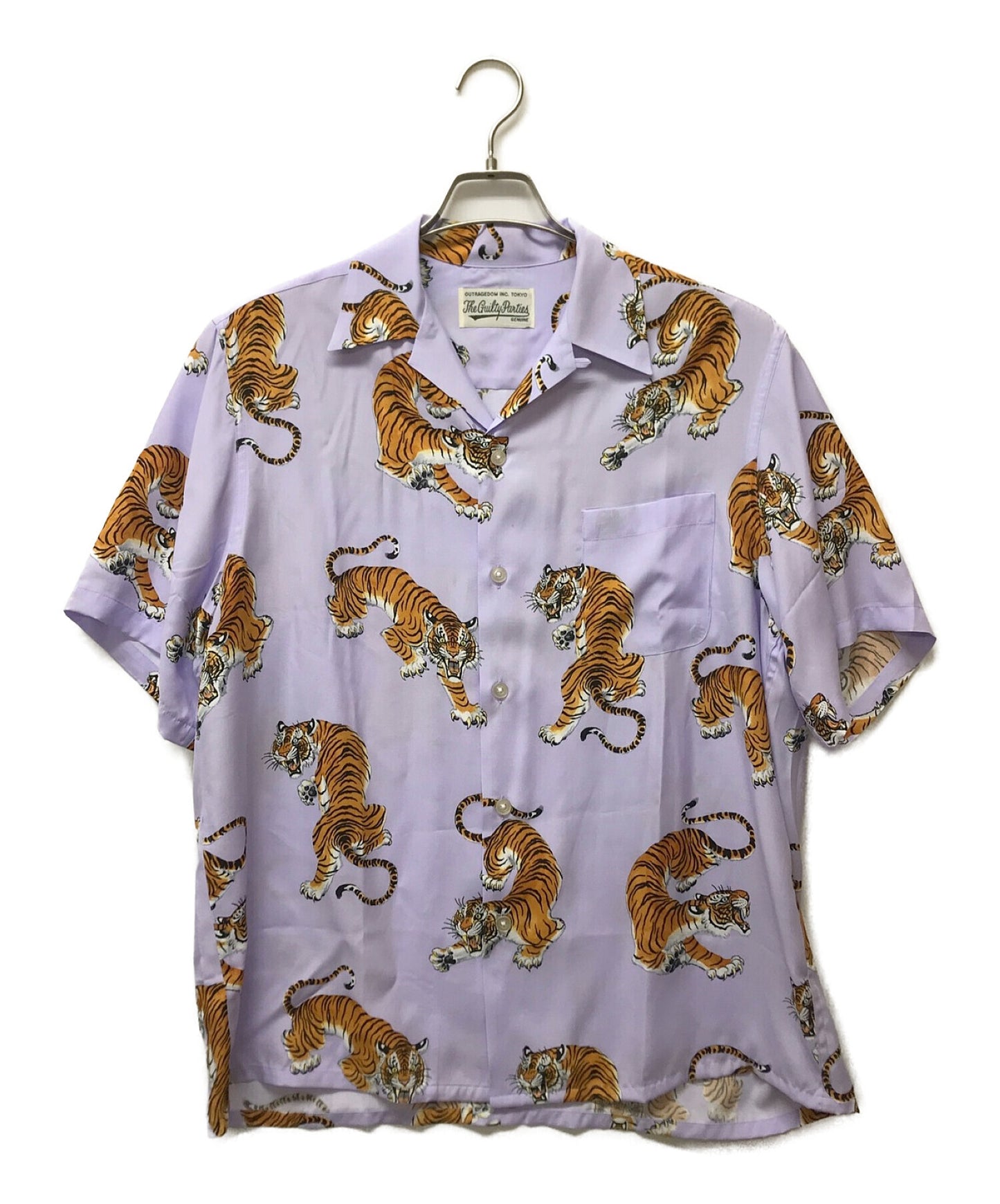 [Pre-owned] WACKO MARIA Tiger Print Hawaiian Shirt