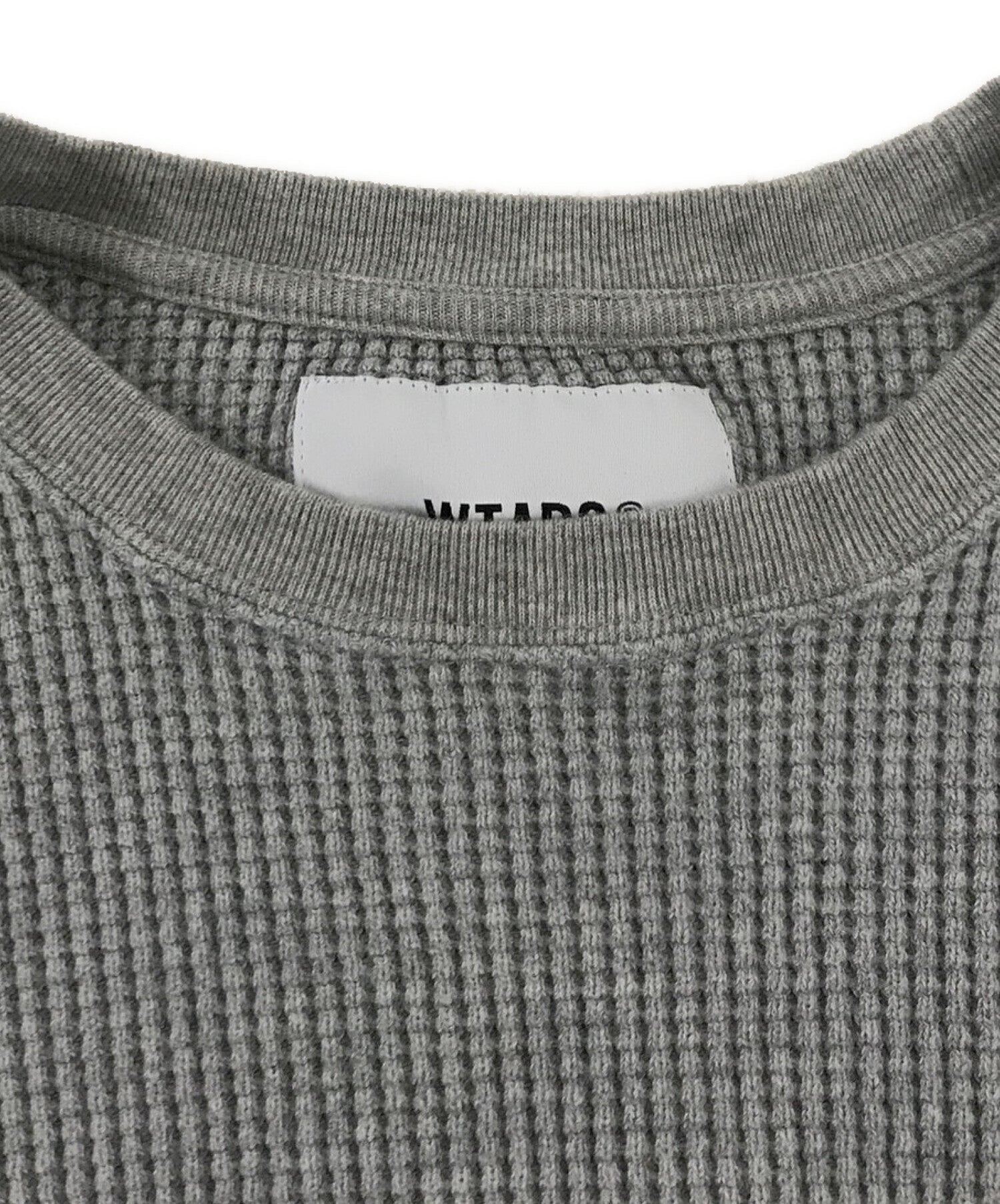 WTAPS WAFFLE / LS / COTTON. loose. sign 222ATDT-CSM15