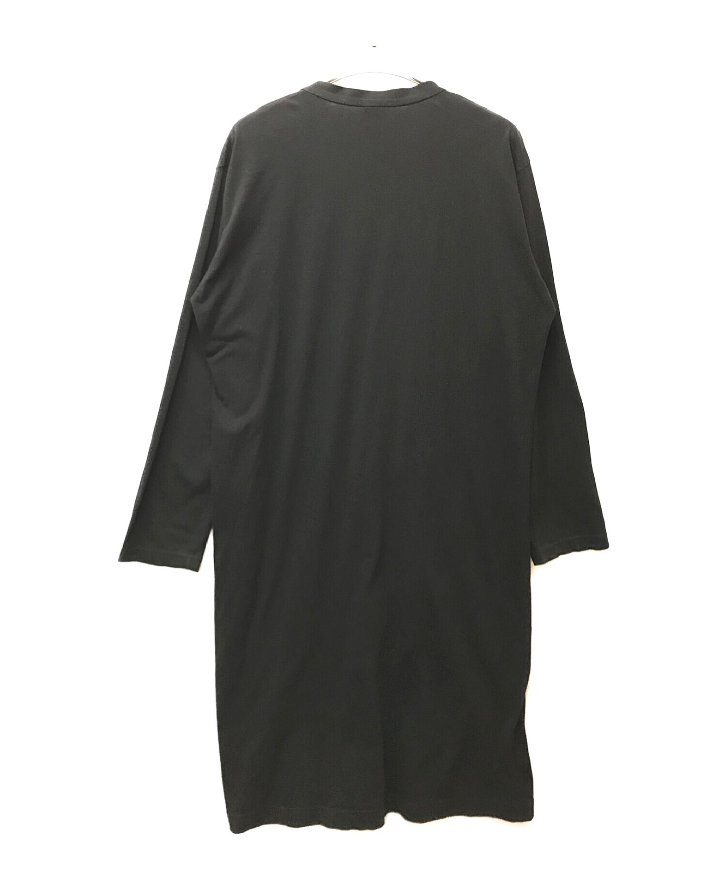 [Pre-owned] GROUND Y Cotton jersey oversized long cardigan GD-T07-047