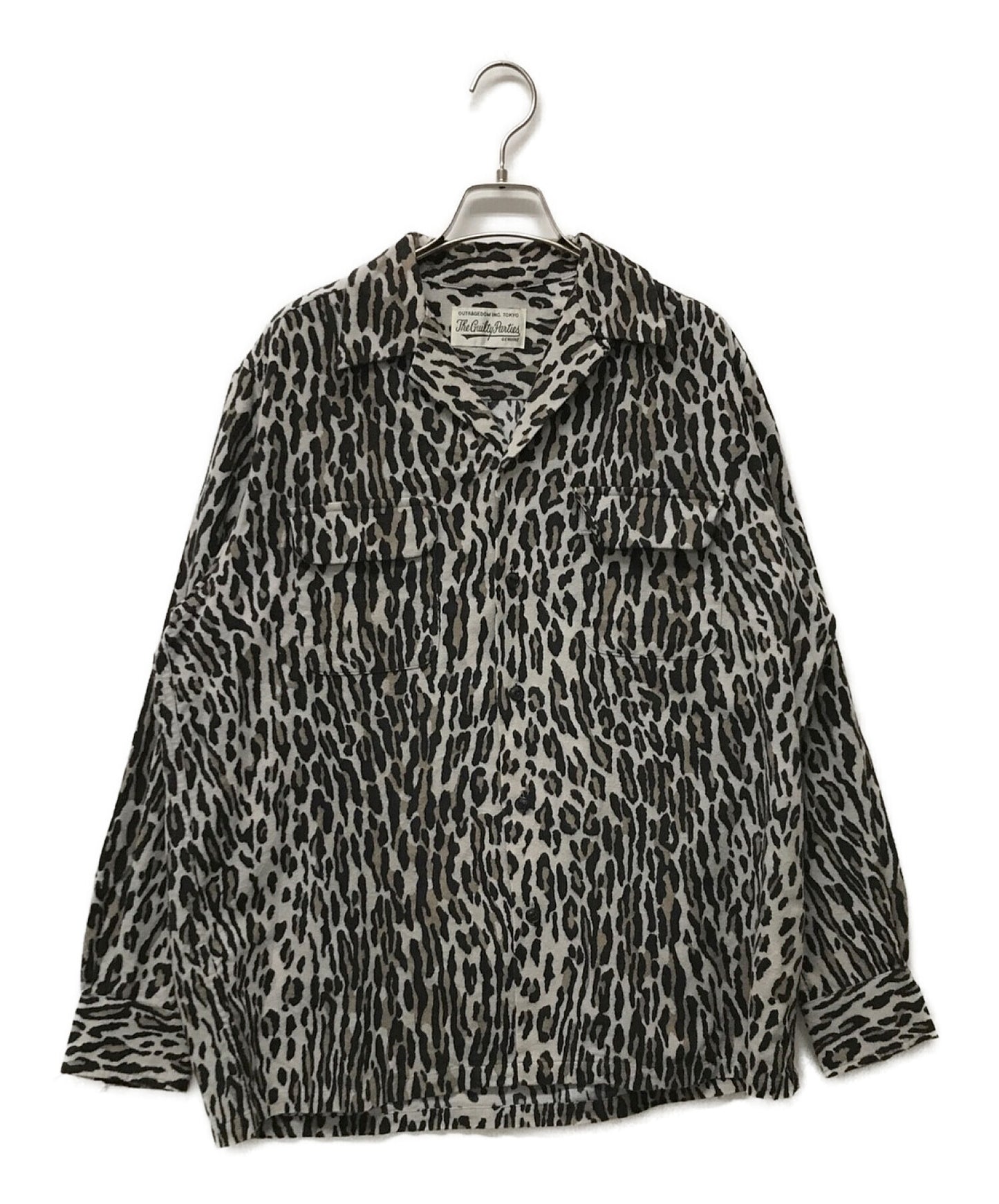 WACKO MARIA Leopard open collar flannel shirt | Archive Factory