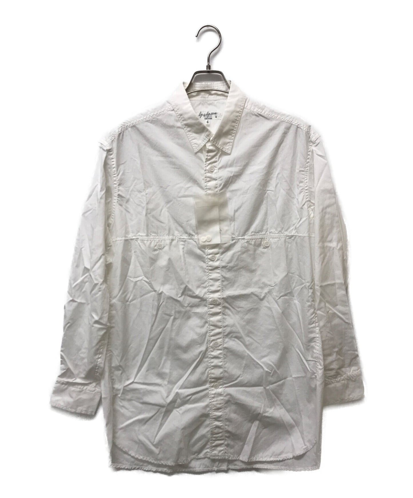 yohji yamamoto pour homme ring stitched broadcloth 일반 칼라 긴 셔츠 hw-b01-001
