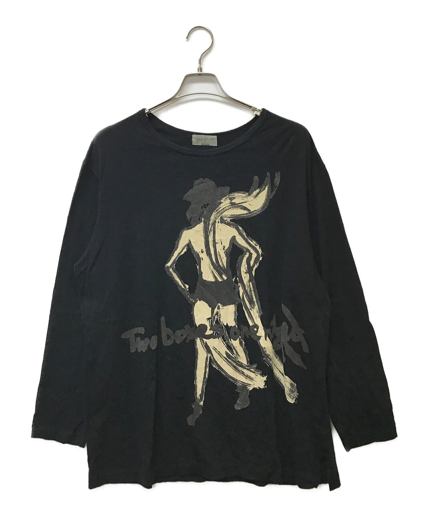 [Pre-owned] Yohji Yamamoto pour homme Two boxes one night print L/S cut and sewn HO-T29-084