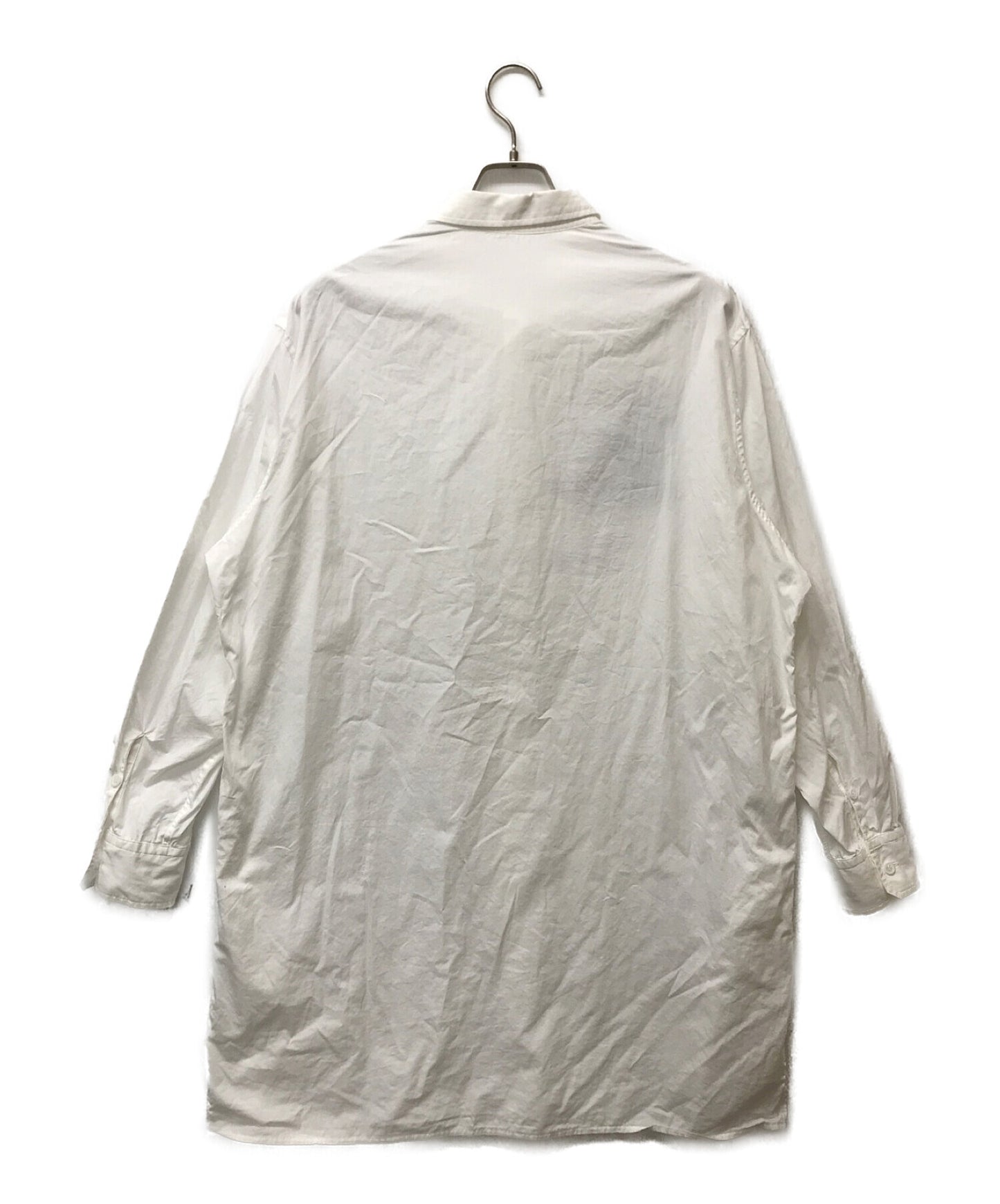 yohji yamamoto pour homme 드로잉 프린트 일반 칼라 긴 셔츠 hh-b76-035
