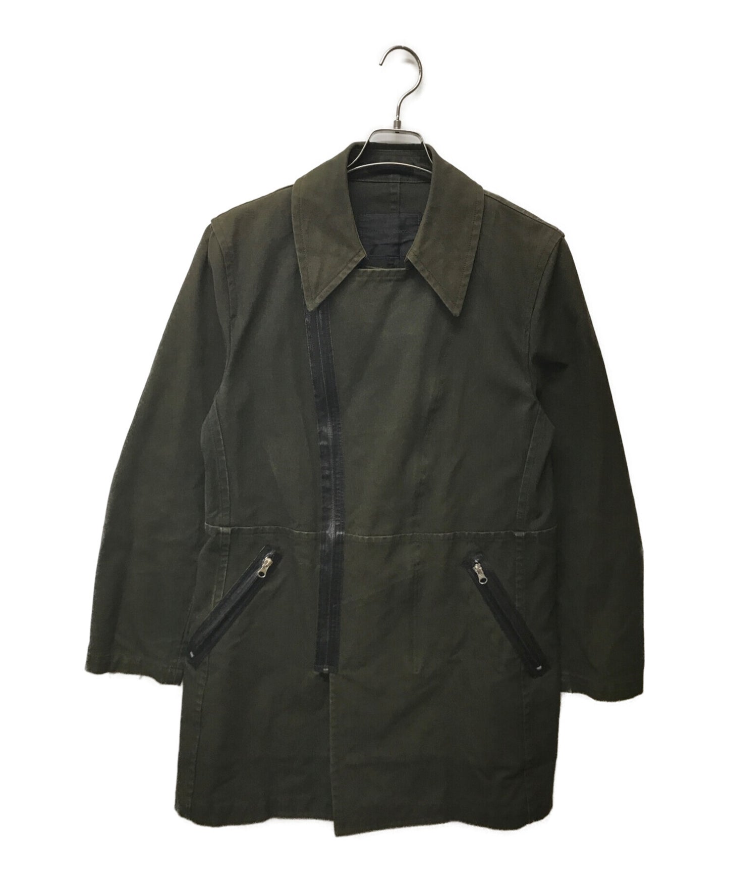 COMME des GARCONS HOMME Vintage Watertight Zip Riders Coat HK-C008