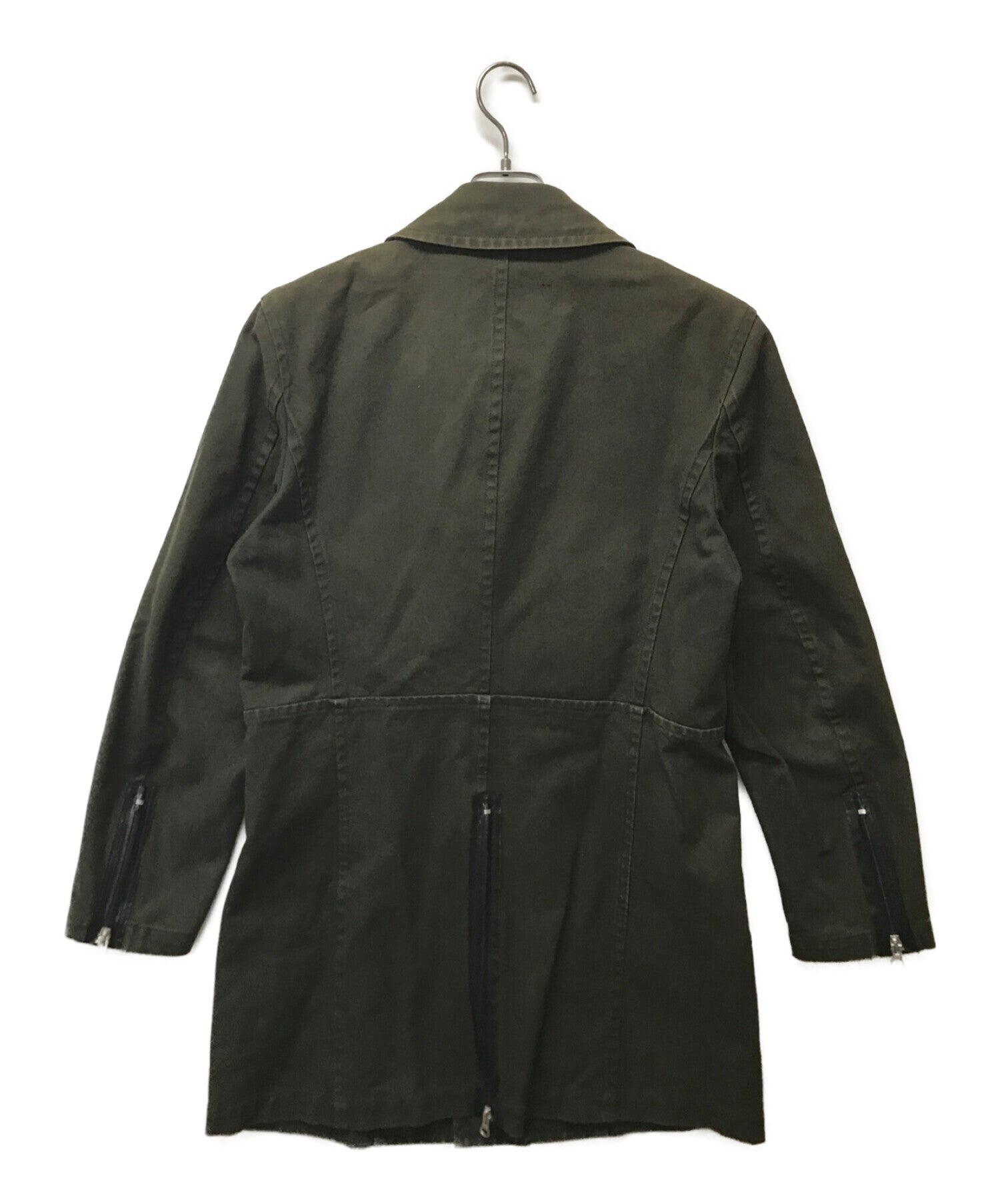 COMME des GARCONS HOMME Vintage Watertight Zip Riders Coat HK-C008