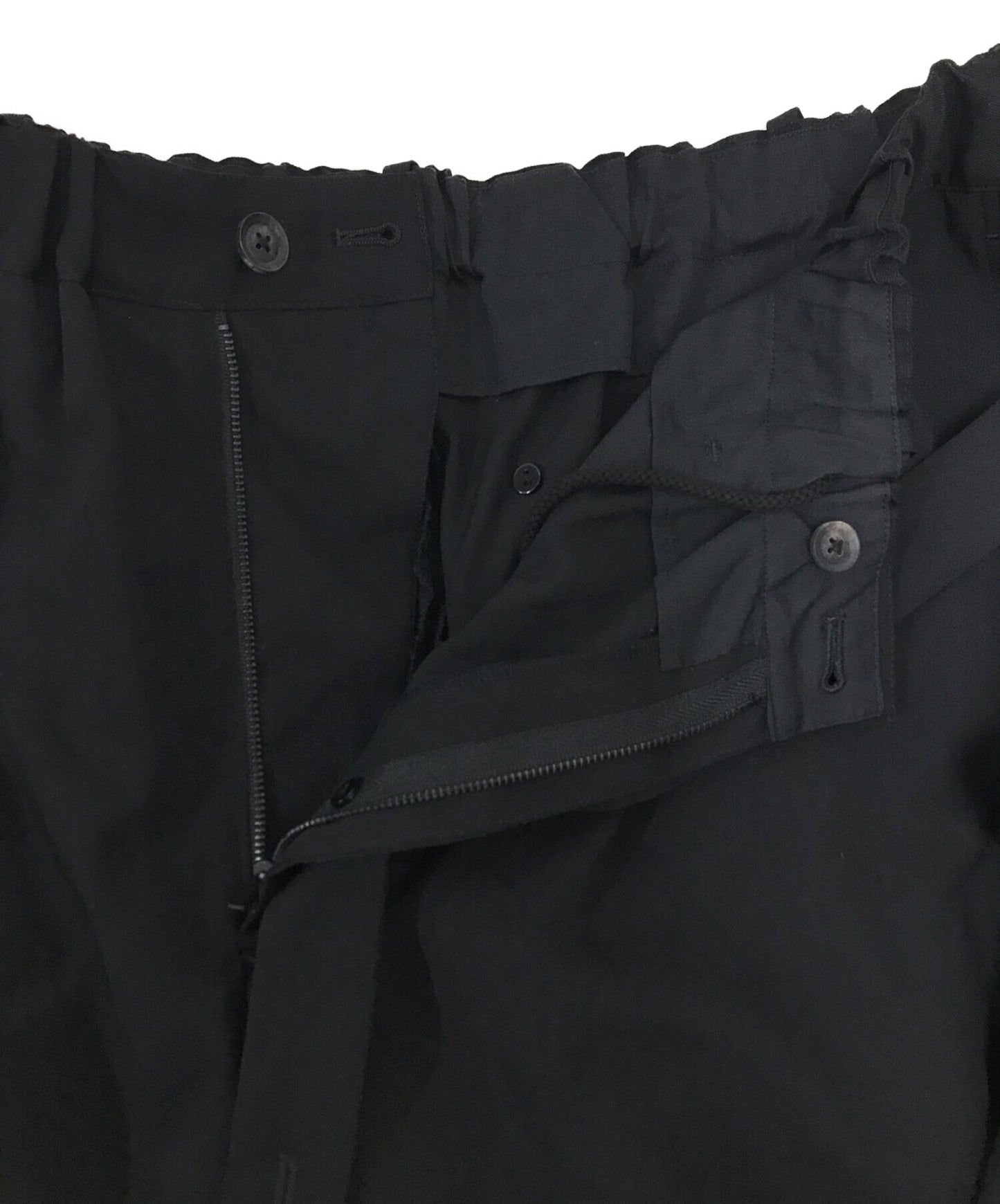 [Pre-owned] Yohji Yamamoto pour homme Wool gabardine tape half pants HN-P68-100