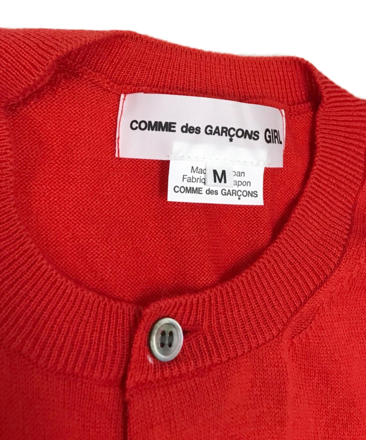 [Pre-owned] COMME des GARCONS GIRL colorblock cardigan NL-N001 AD2023
