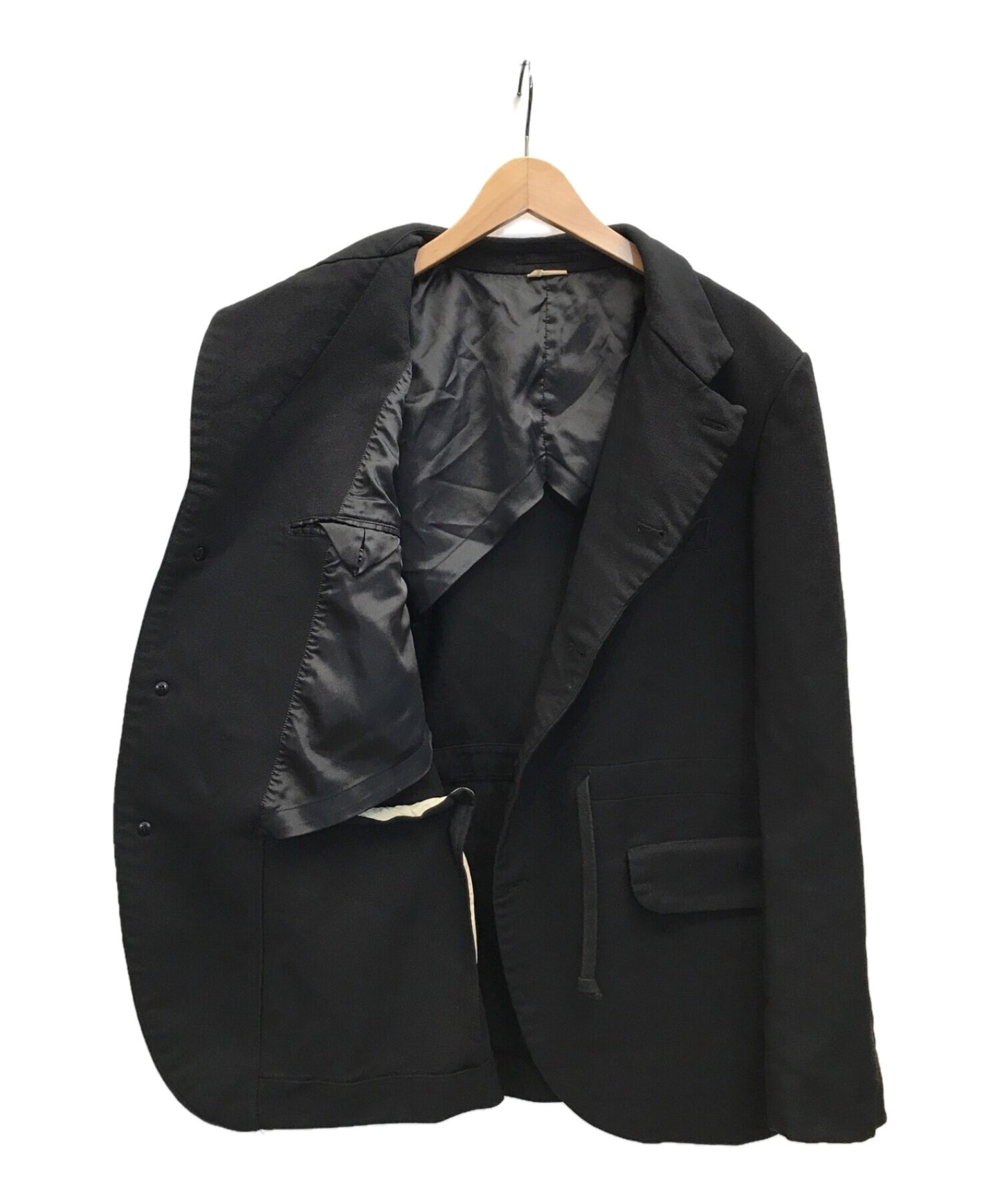 [Pre-owned] COMME des GARCONS HOMME DEUX TIE-WAIST SINGLE-BREASTED BLAZER DH-J027