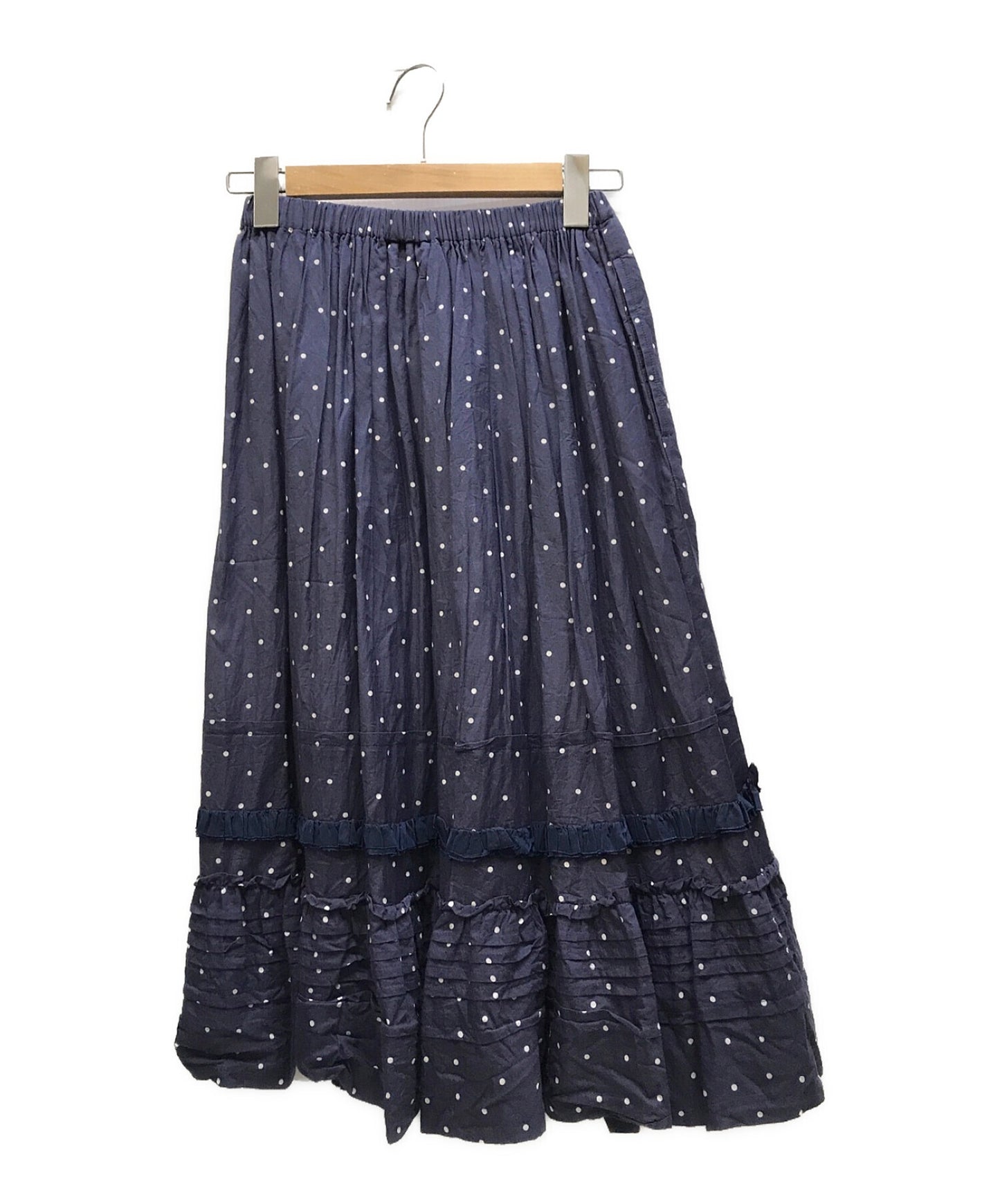 [Pre-owned] tricot COMME des GARCONS Dot Tiered Skirt TS-S020