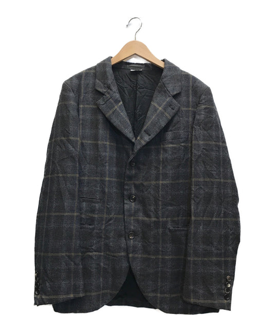 [Pre-owned] COMME des GARCONS Wrinkled Glen Check Tailored Jacket DF-J037 AD2020