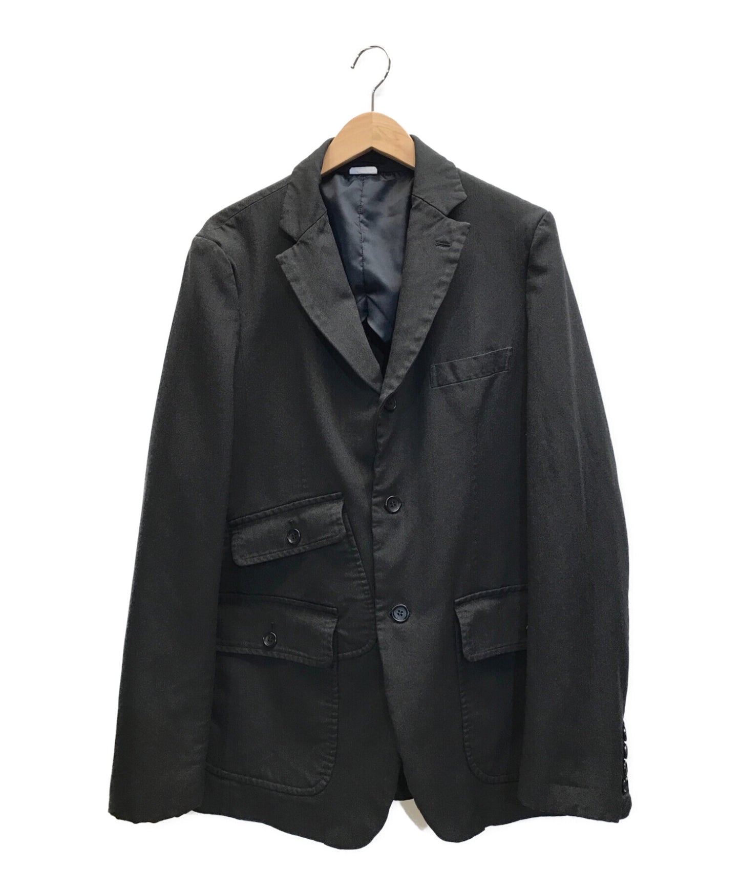 Comme des Garcons Homme Deux 22SS Herringbone Blazer Blazer Blazer Tailored Jacket Di-J033
