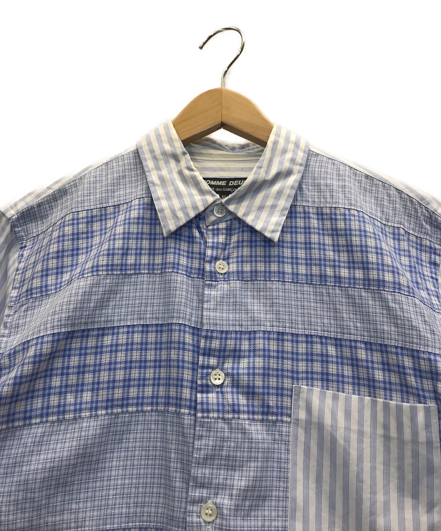 [Pre-owned] COMME des GARCONS HOMME DEUX Striped and checked shirts DT-B034 AD2017