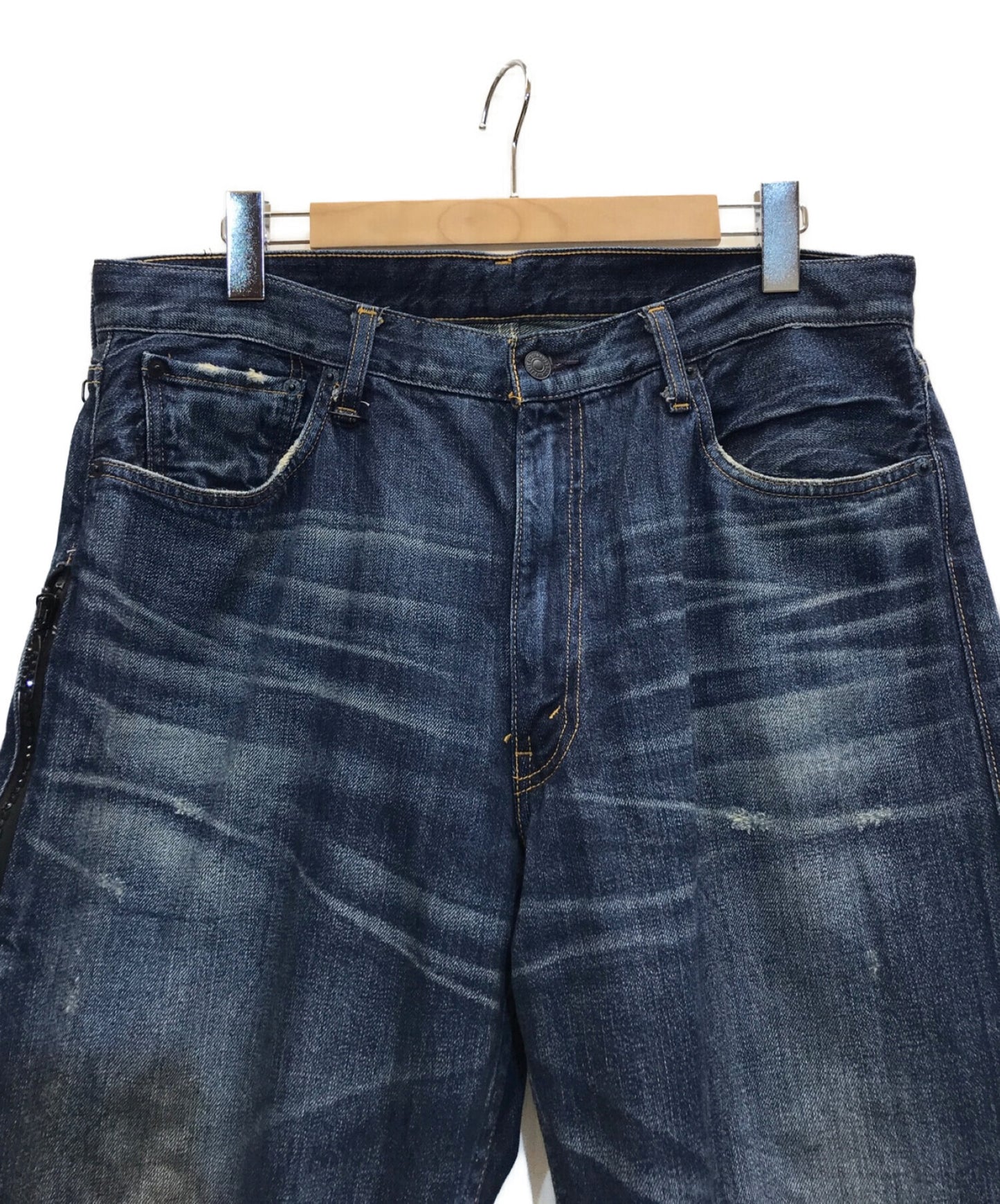[Pre-owned] LEVI'S FENOM Special Order 505 Busy Studded Denim Pants UE505-0002