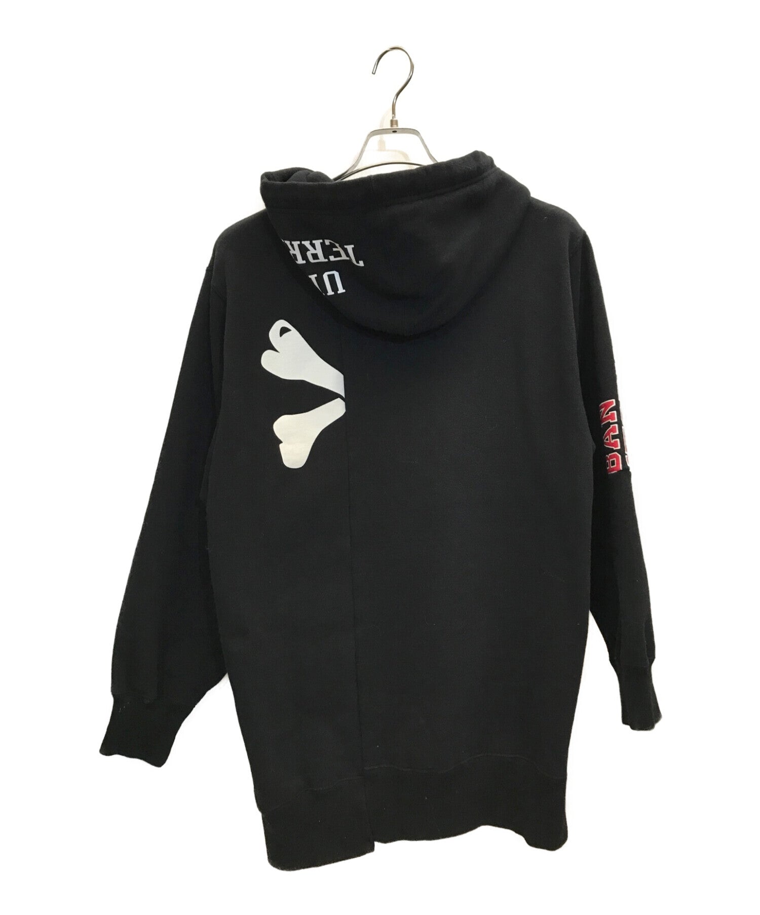 [Pre-owned] WTAPS 18AW RIPPER 02 SWEATSHIRT Reconstruction Patchwork  Sweatshirt Hoodie Hoodie 182ATDT-CSM11