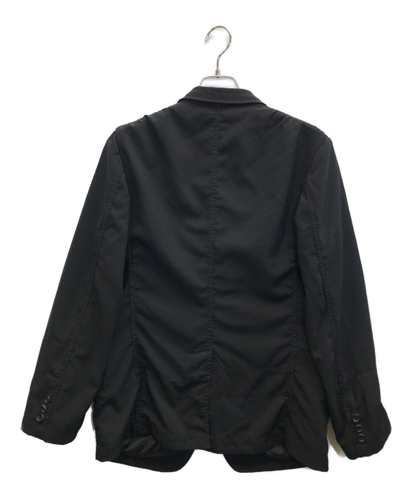 COMME des GARCONS HOMME Poly Shrink Design Patchwork Tailored Jacket AD2015
