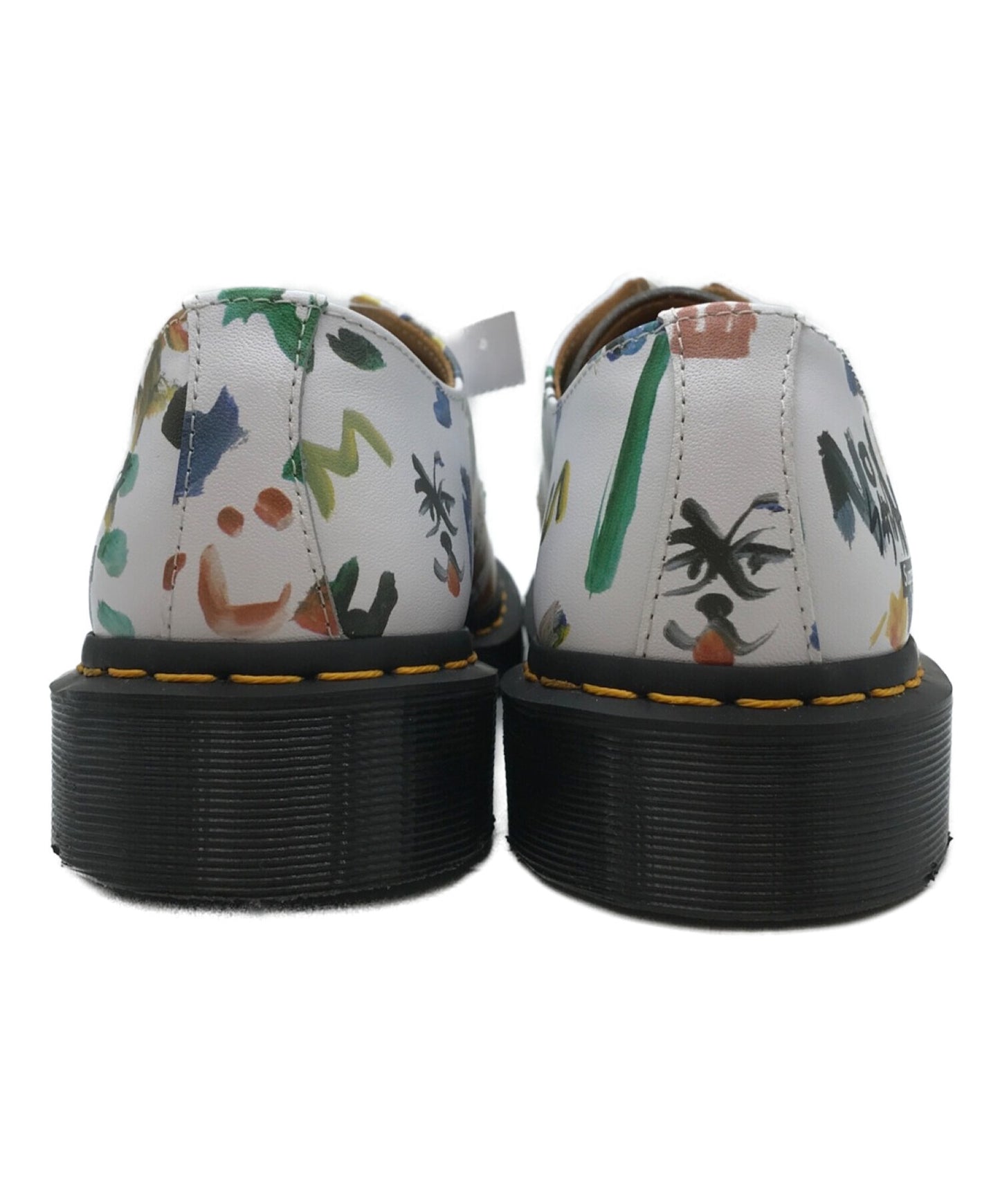 Yohji Yamamoto × Supreme × Dr. Martens 3Eye-Shoe "White" รองเท้า 3 หลุม 28010100