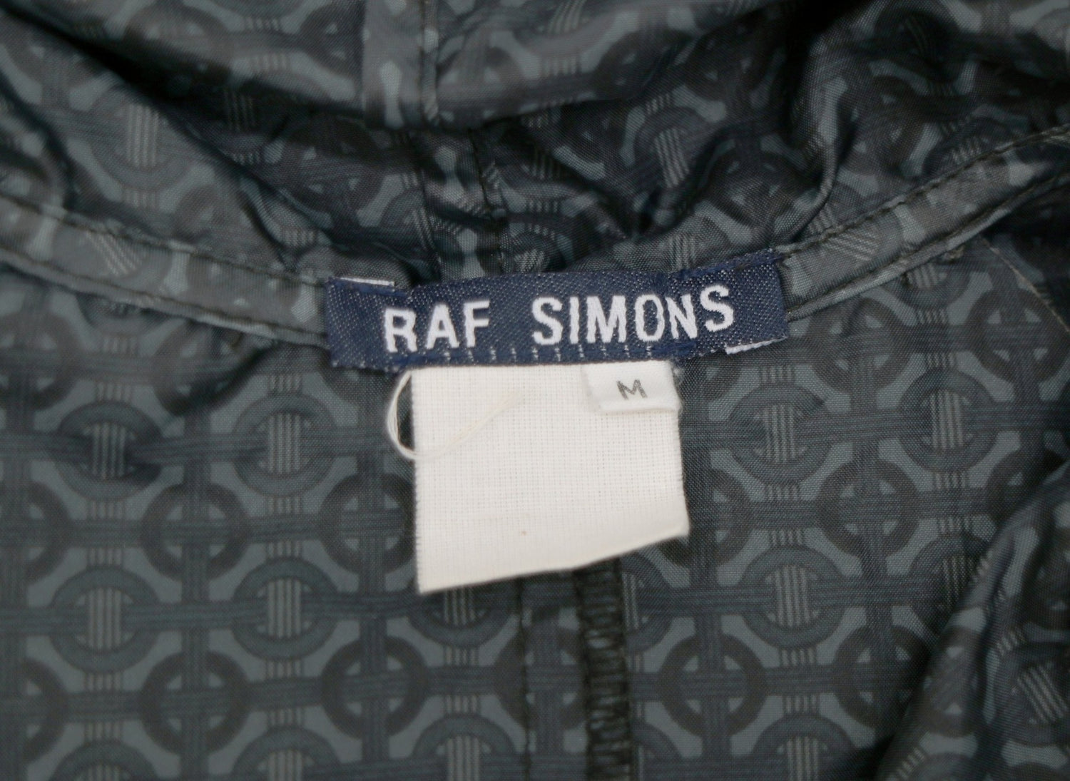 Raf Simons Wool and Nylon Hooded Sweatshirt - AW07 - SILVER LEAGUE