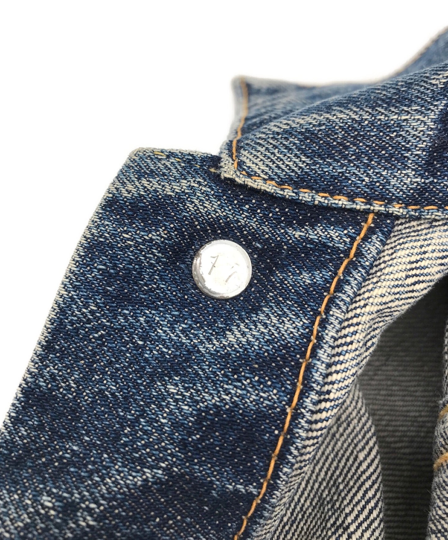 Levi의 507xx 2nd Denim Jacket Back of Button 17