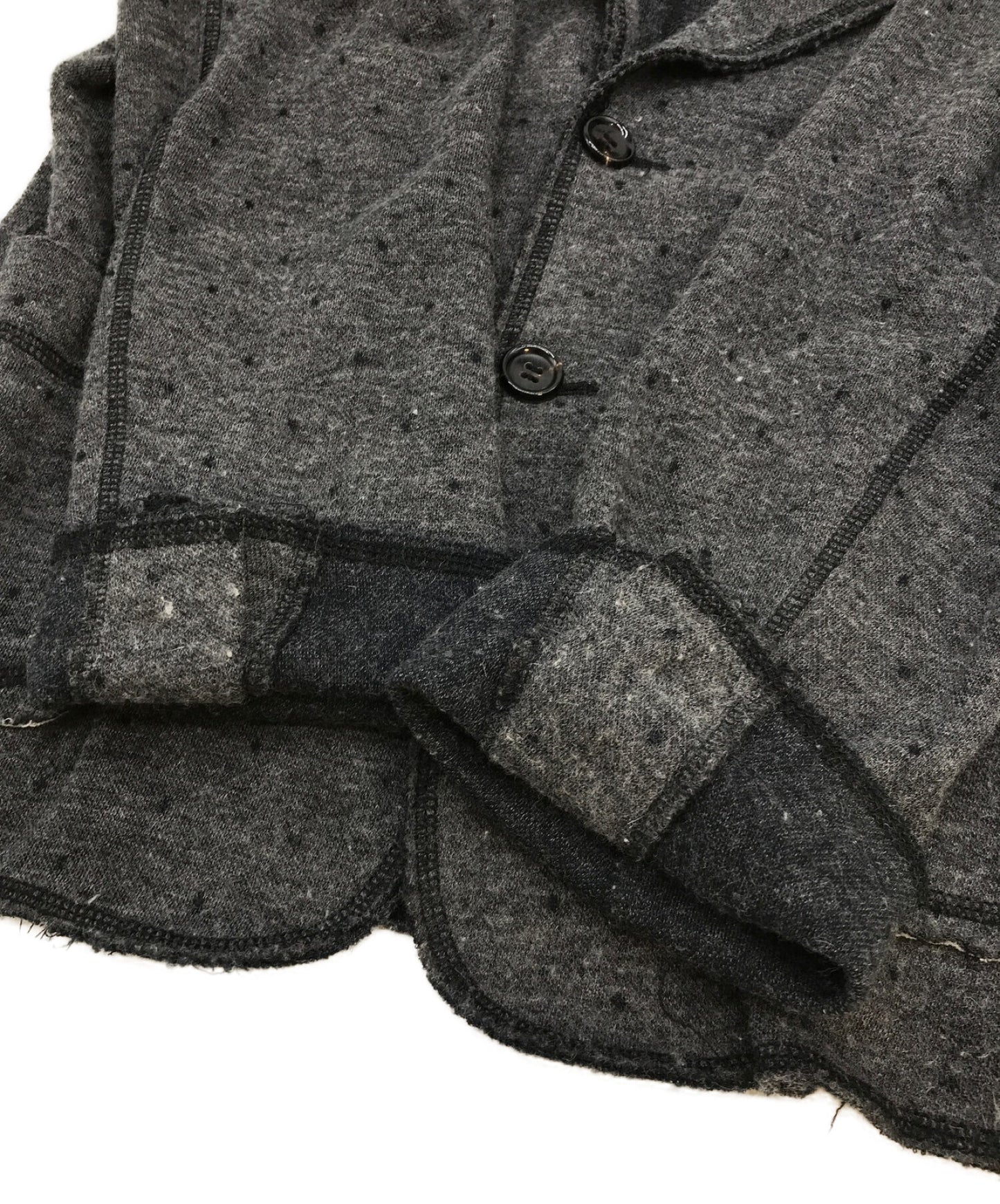 [Pre-owned] tricot COMME des GARCONS dot-patterned jacket TK-J017