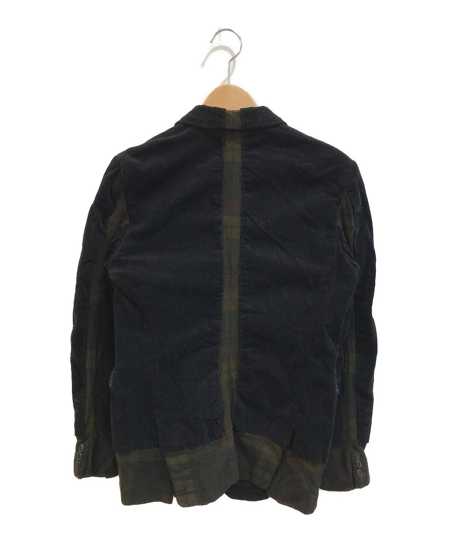 Comme des Garcons Homme Plus Ever Green Reconstructed Docking Corduroy Jacket PQ-J211