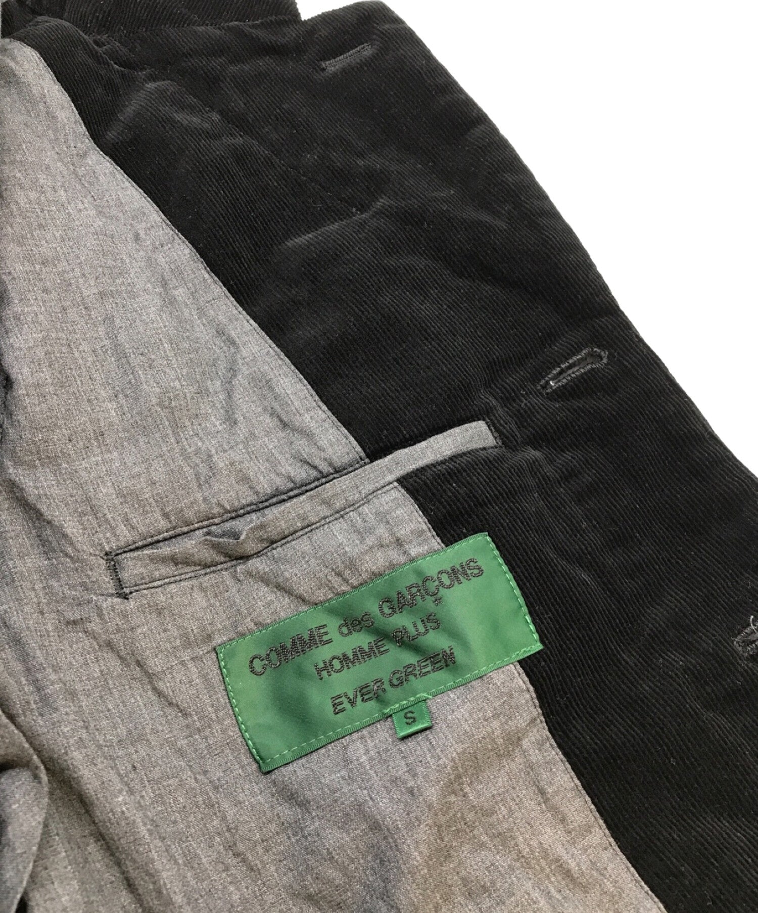 COMME des GARCONS HOMME PLUS EVER GREEN Reconstructed Docking