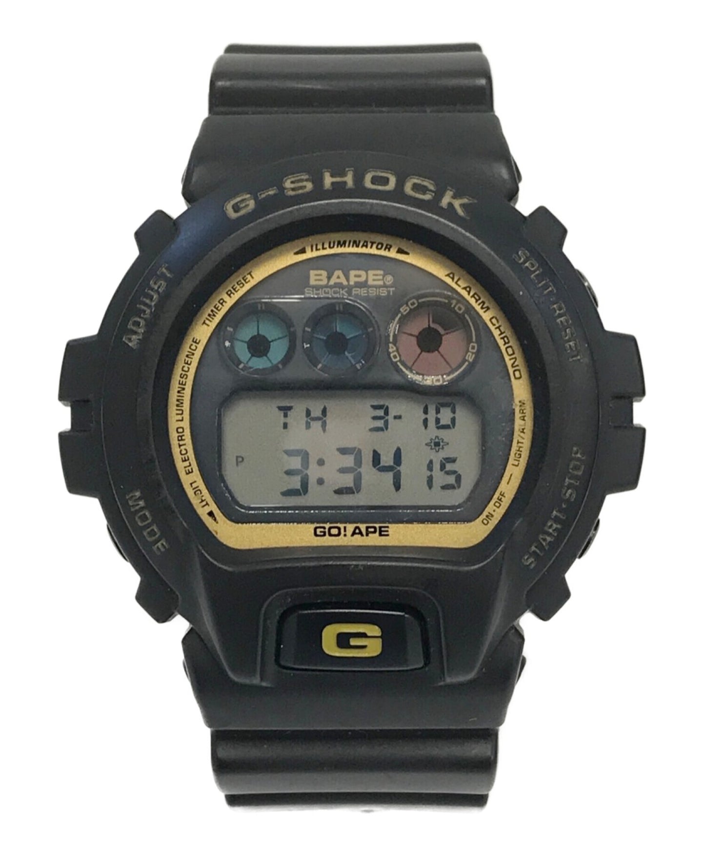 CASIO×A BATHING APE wristwatch DW-6900FS