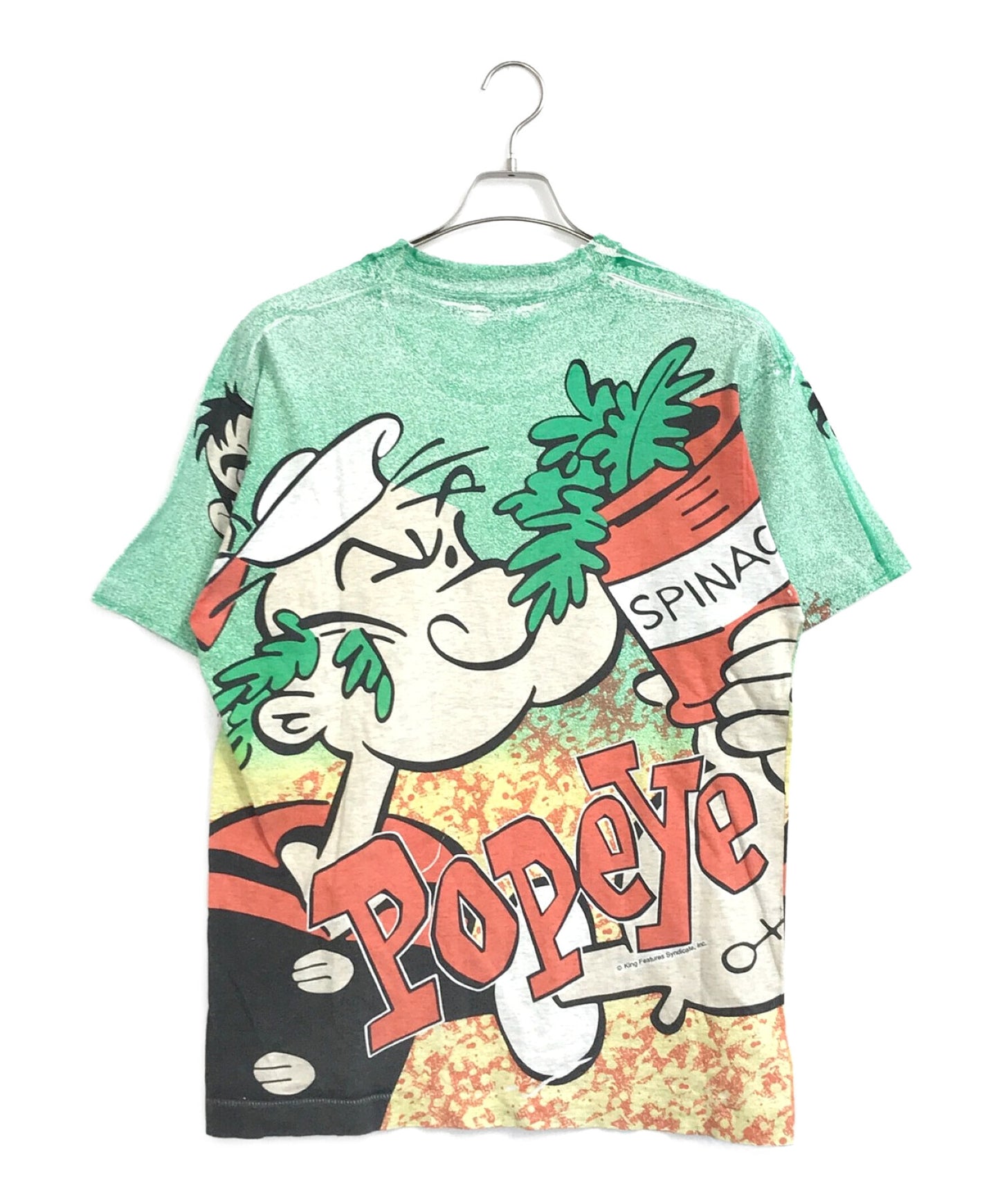 [Pre-owned] Popeye  [Secondhand Clothing] All Over Anime Tee