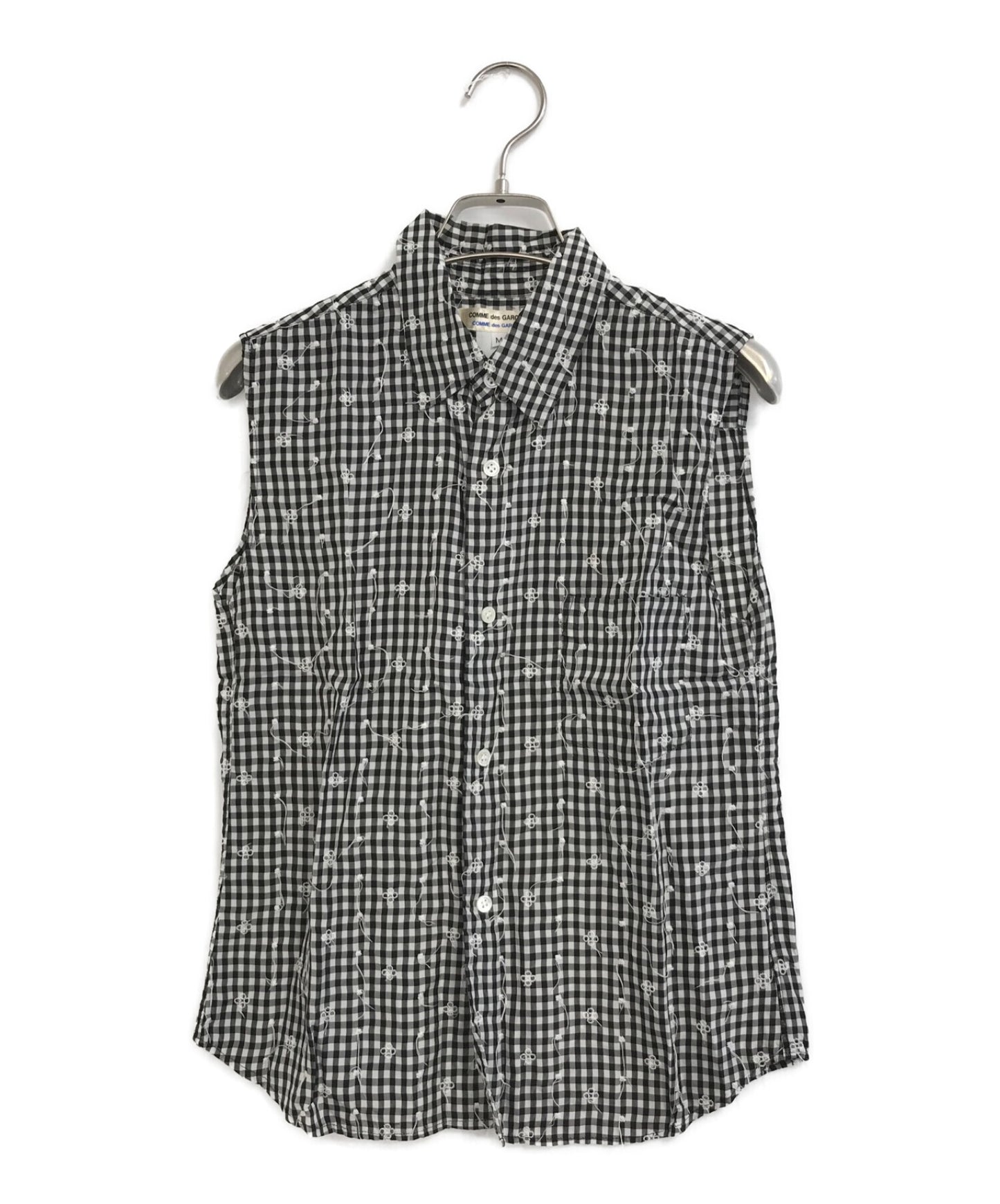 Comme des garcons comme des garcons ปัก gingham 3 ชิ้นชุด