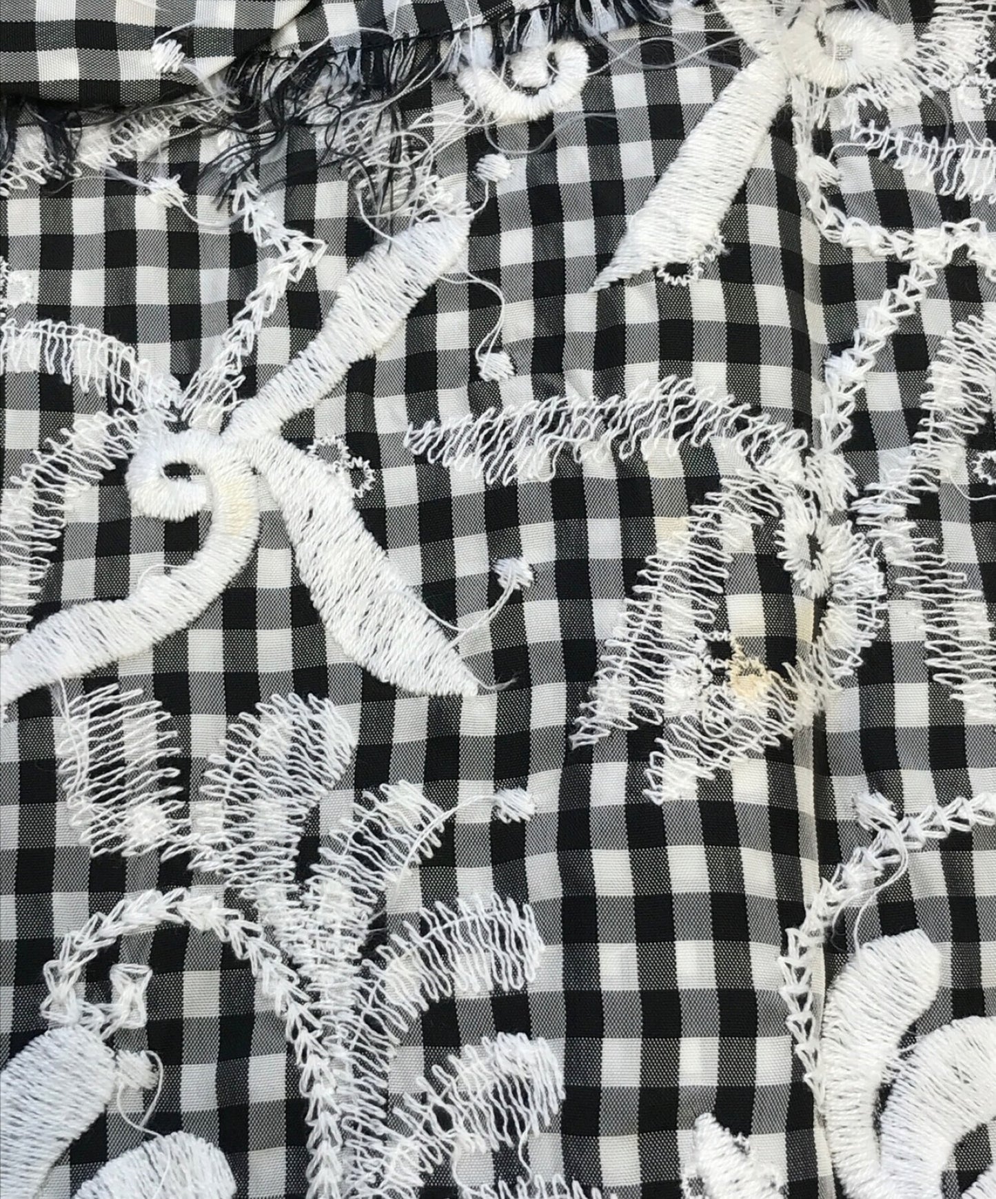 Comme des garcons comme des garcons ปัก gingham 3 ชิ้นชุด