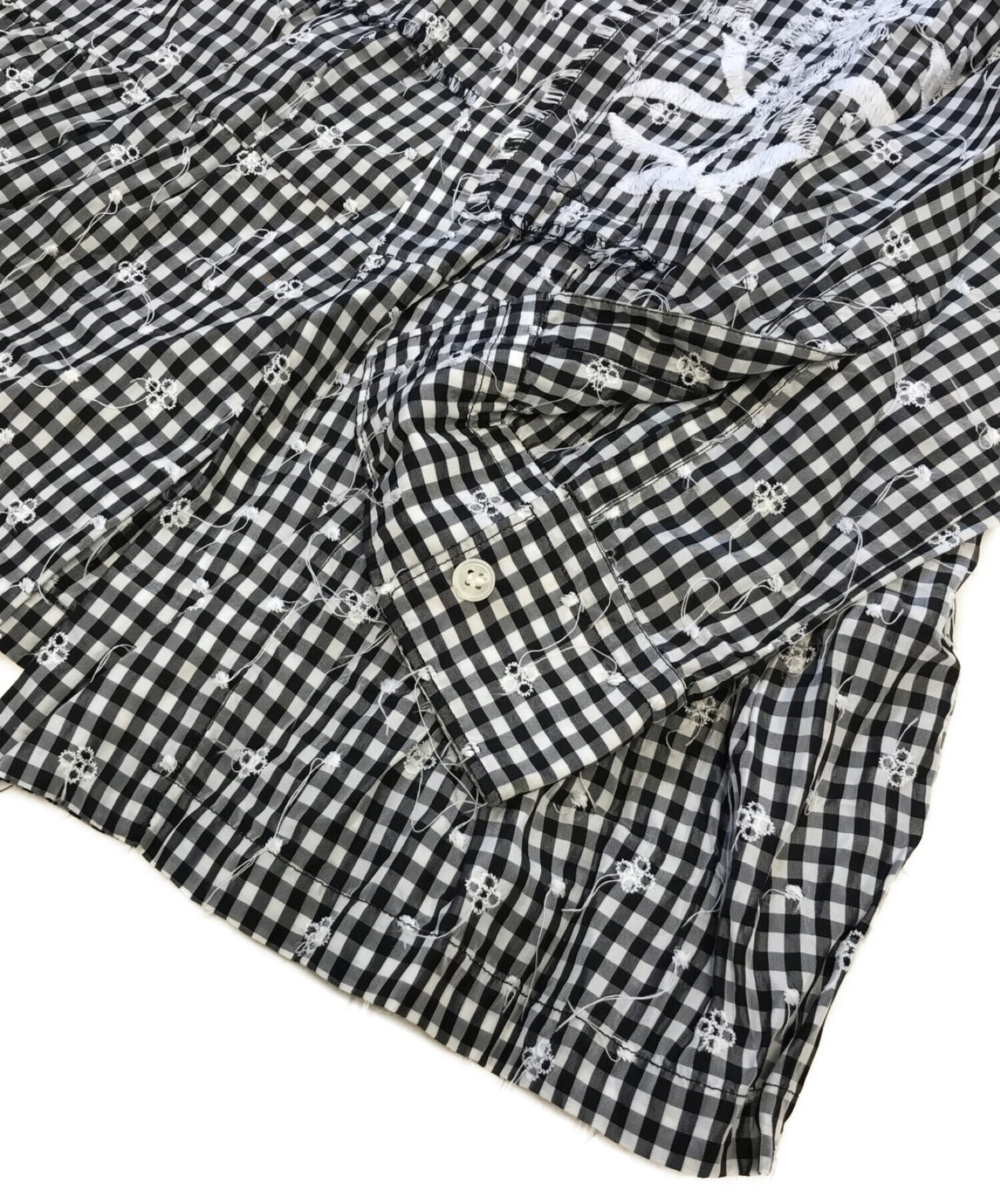 Comme des garcons comme des garcons ปัก gingham 3 ชิ้นชุด