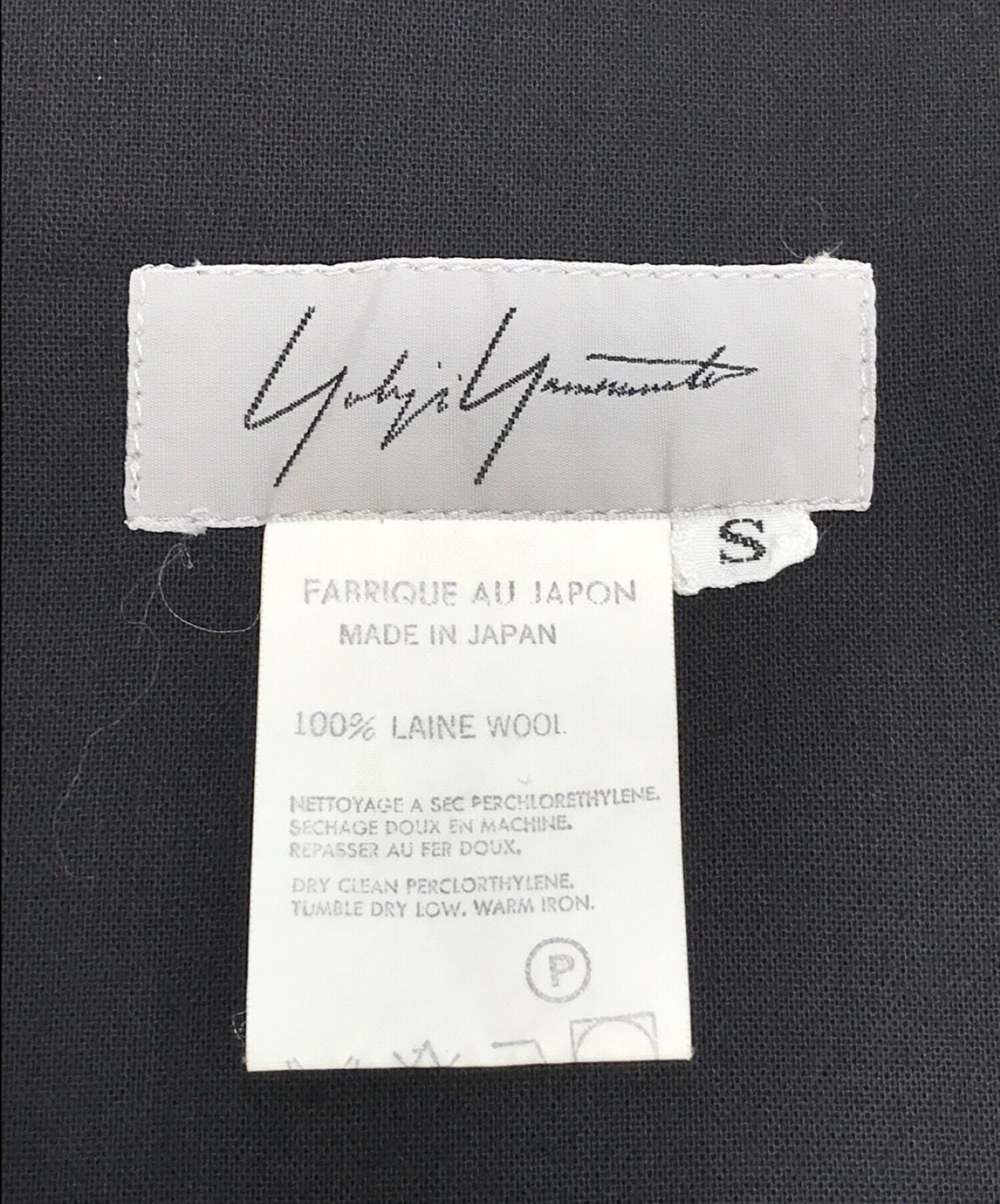 [Pre-owned] YOHJI YAMAMOTO [OLD] Draped A-Line Wool Gabanosleeveless Dress F0-D45-104
