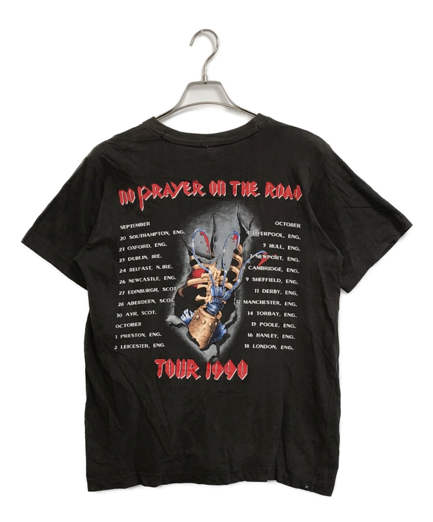 เสื้อยืด Iron Maiden Band 90s ทัวร์ยุโรป