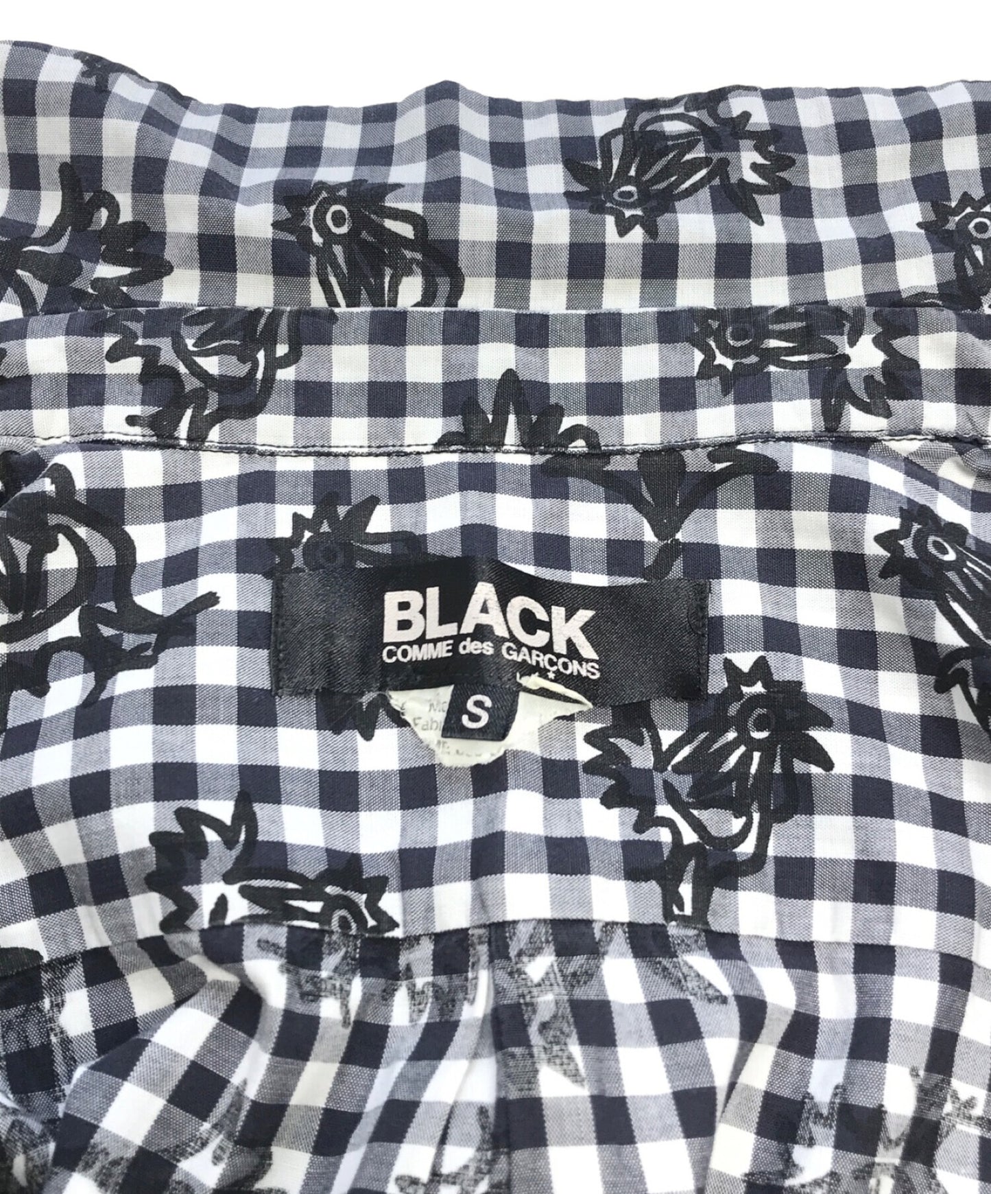 BLACK COMME des GARCONS Buzam Frill Shirt 1M-B007