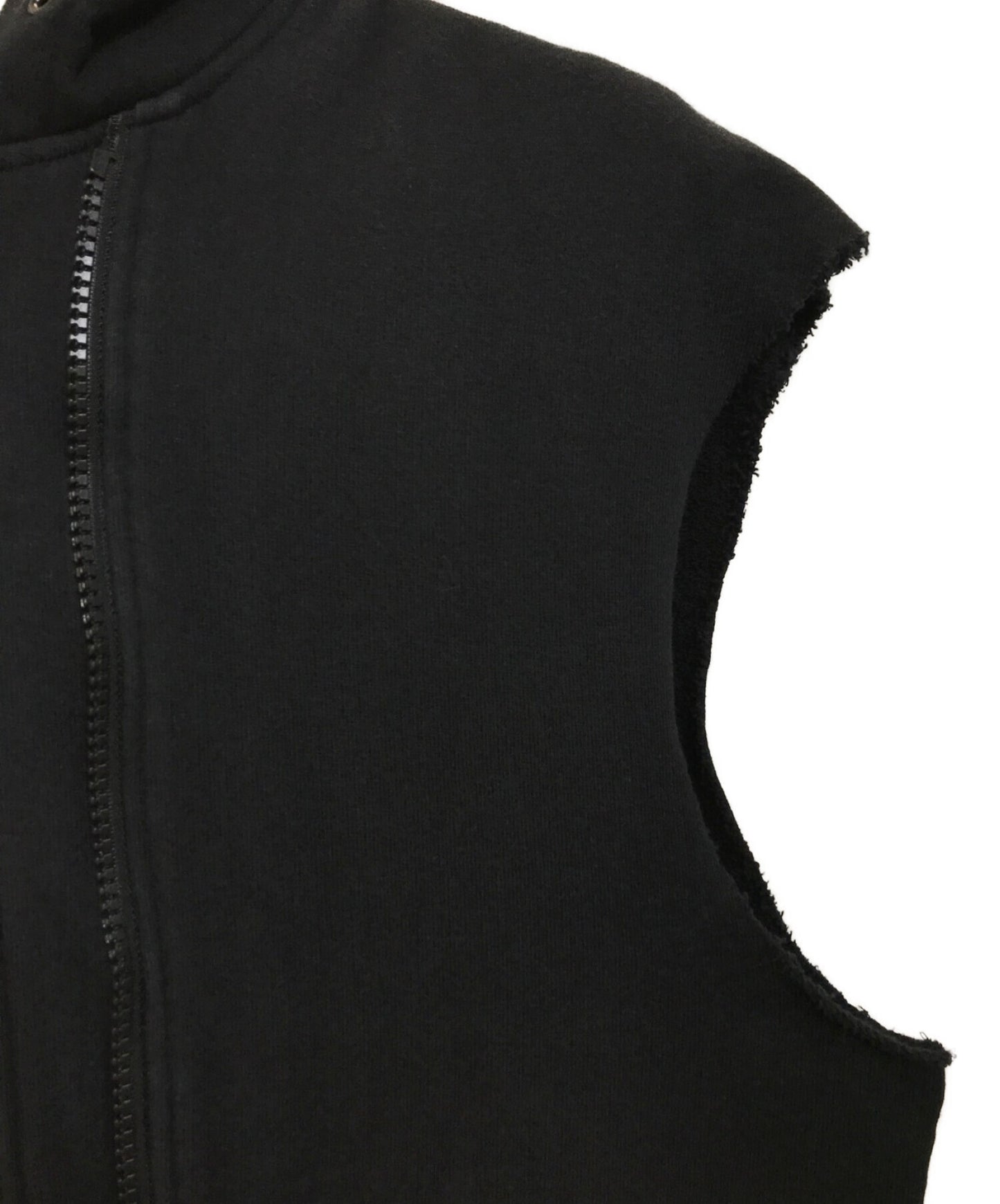 undercover cutoff zip hoodie vest ucu4801