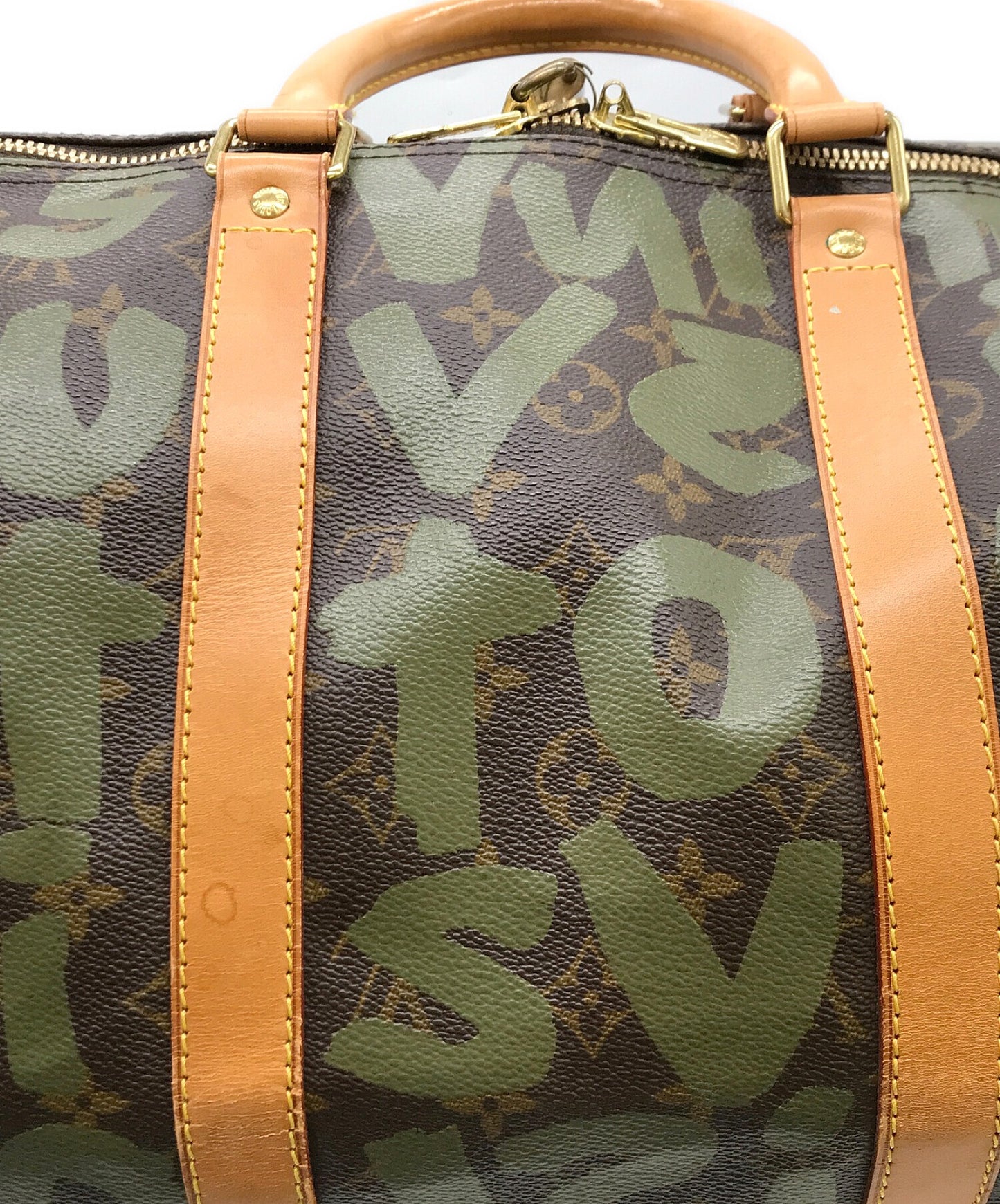 [Pre-owned] LOUIS VUITTON Keypol 50/Boston bag M92196