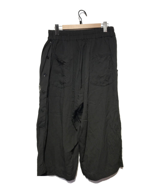 [Pre-owned] Yohji Yamamoto POUR HOMME Linen Tencel Clip Embroidery Pants HU-P13-314