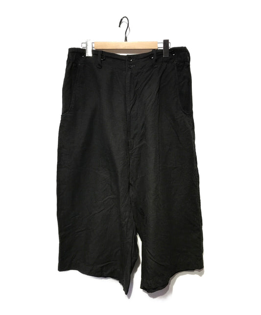 [Pre-owned] Yohji Yamamoto pour homme 15SS Clip embroidered linen-tencel sarouel pants HU-P35-314