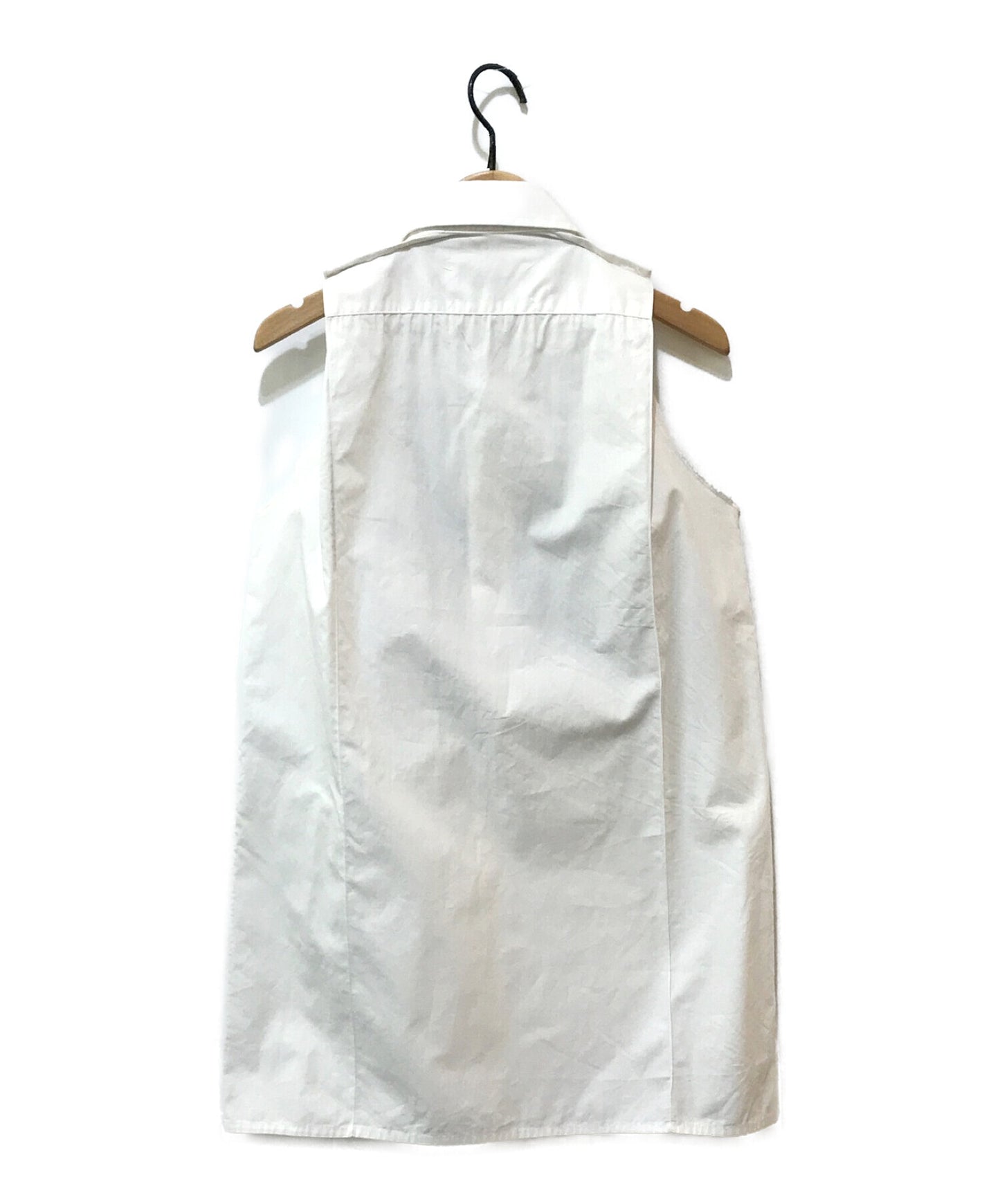 Maison Martin Margiela 98SS油漆涂料飞机无袖衬衫扁平服装ORIZZONTI标签