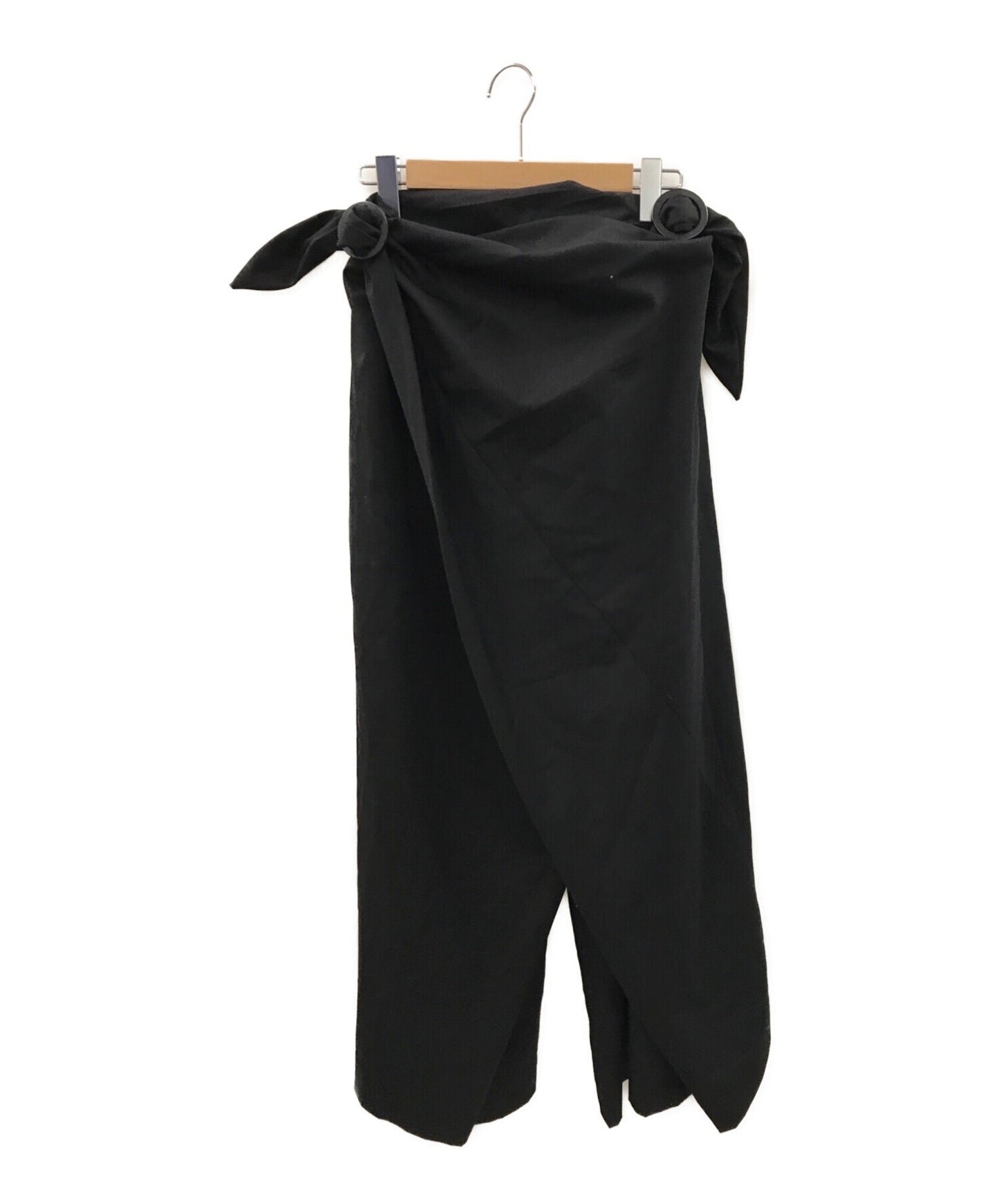 ISSEY MIYAKE Wool gaber front wrap pants IM71FF002 | Archive Factory