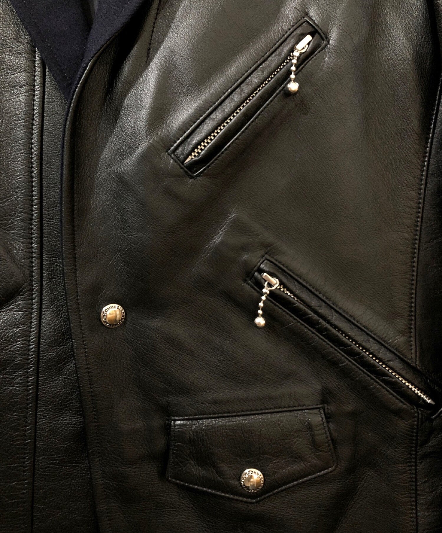 Brooks Brothers x COMME des GARCONS JUNYA WATANABE MAN Tailored Jacket with  Leather Switching