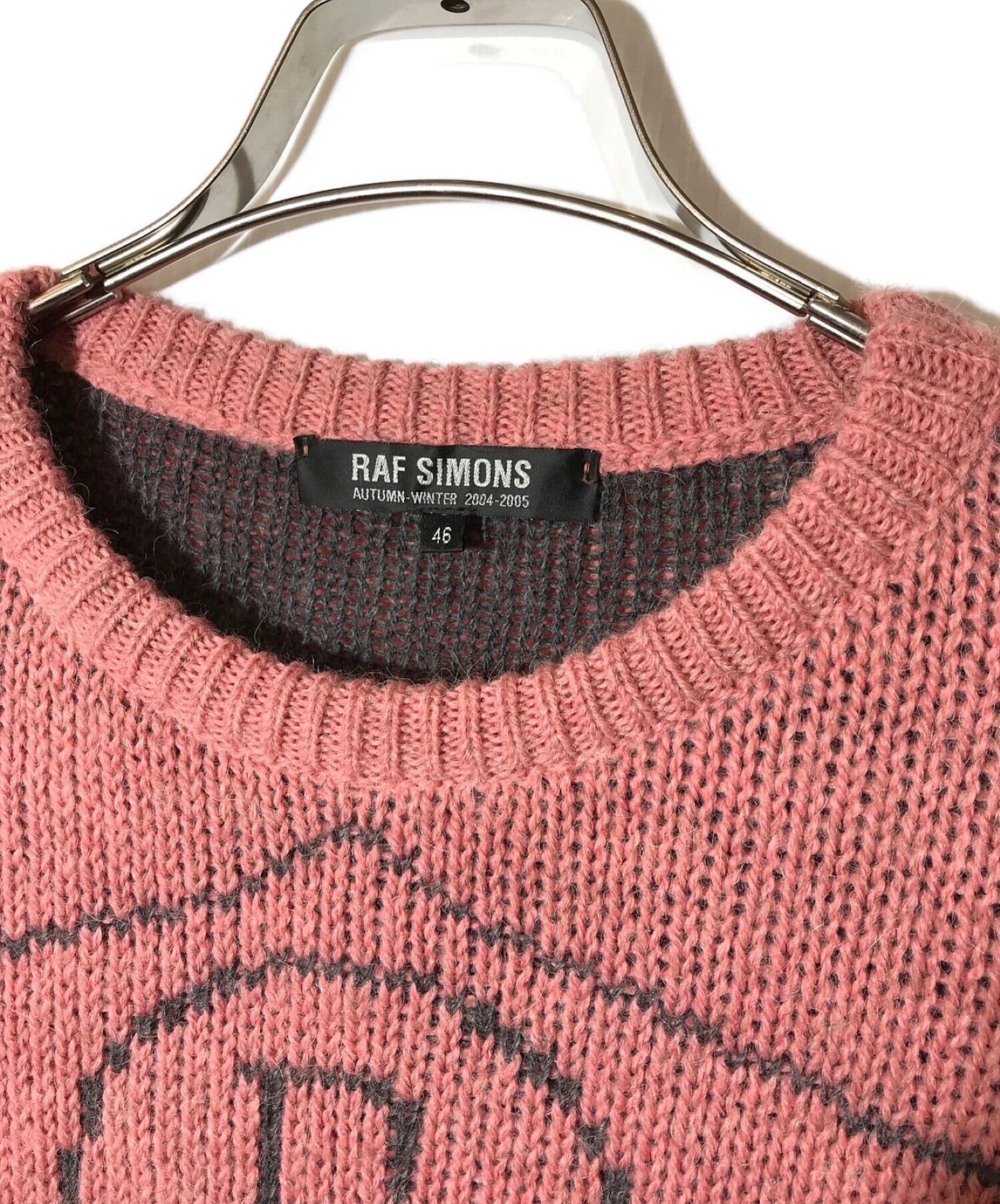 RAF Simons Wave Design超大针织