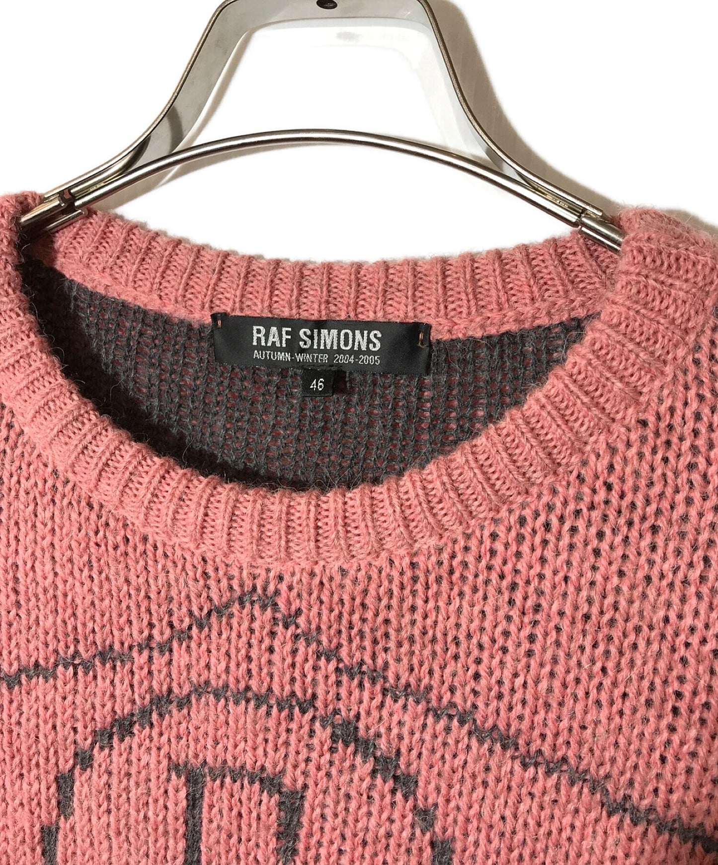 RAF SIMONS WAVE design oversized knit