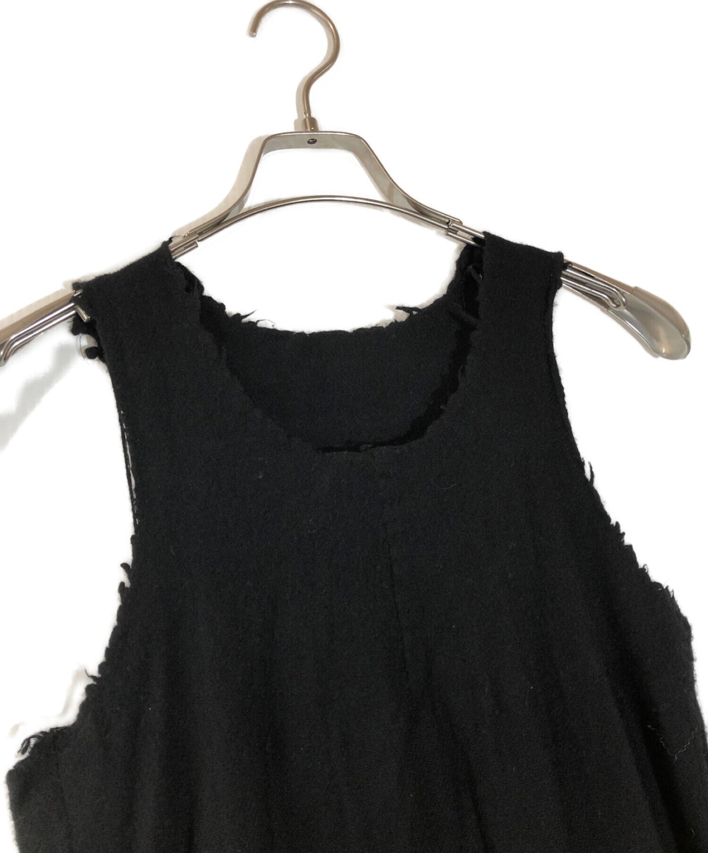 [Pre-owned] COMME des GARCONS Wool blend cut-off sleeveless dress GO-04005S