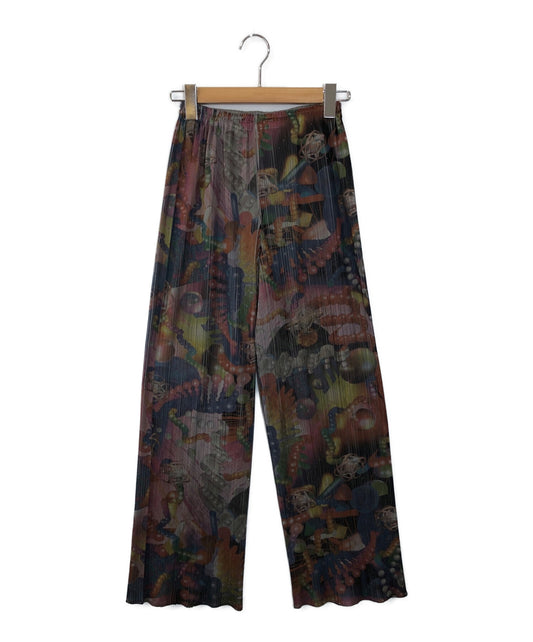 [Pre-owned] PLEATS PLEASE 3D Art DNA Pleated Pants PP62-JF143