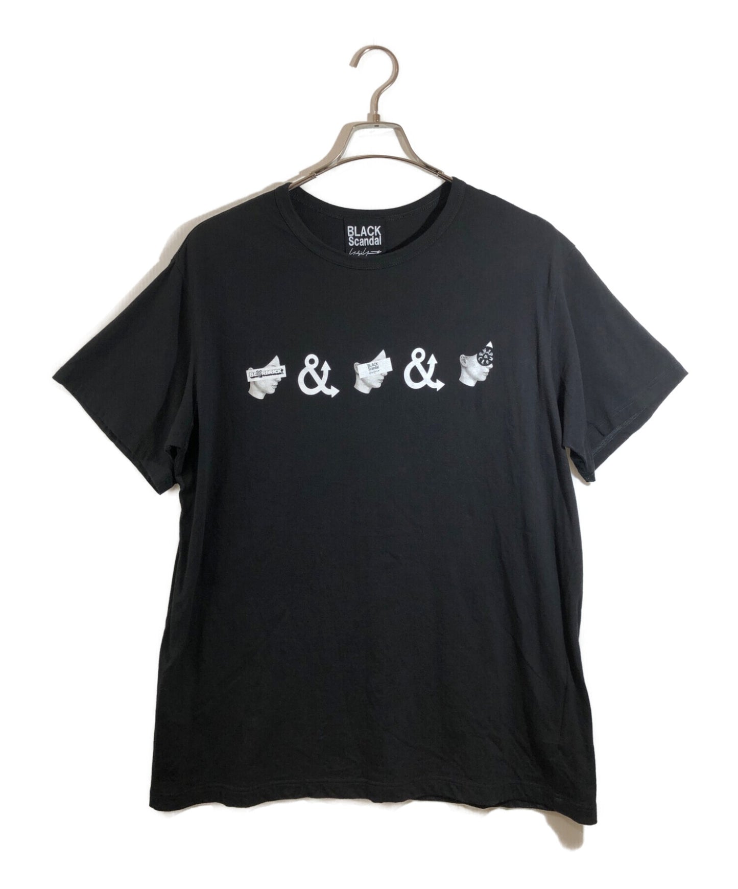 BLACK Scandal Yohji Yamamoto We in me T-SHIRT HG-T20-079