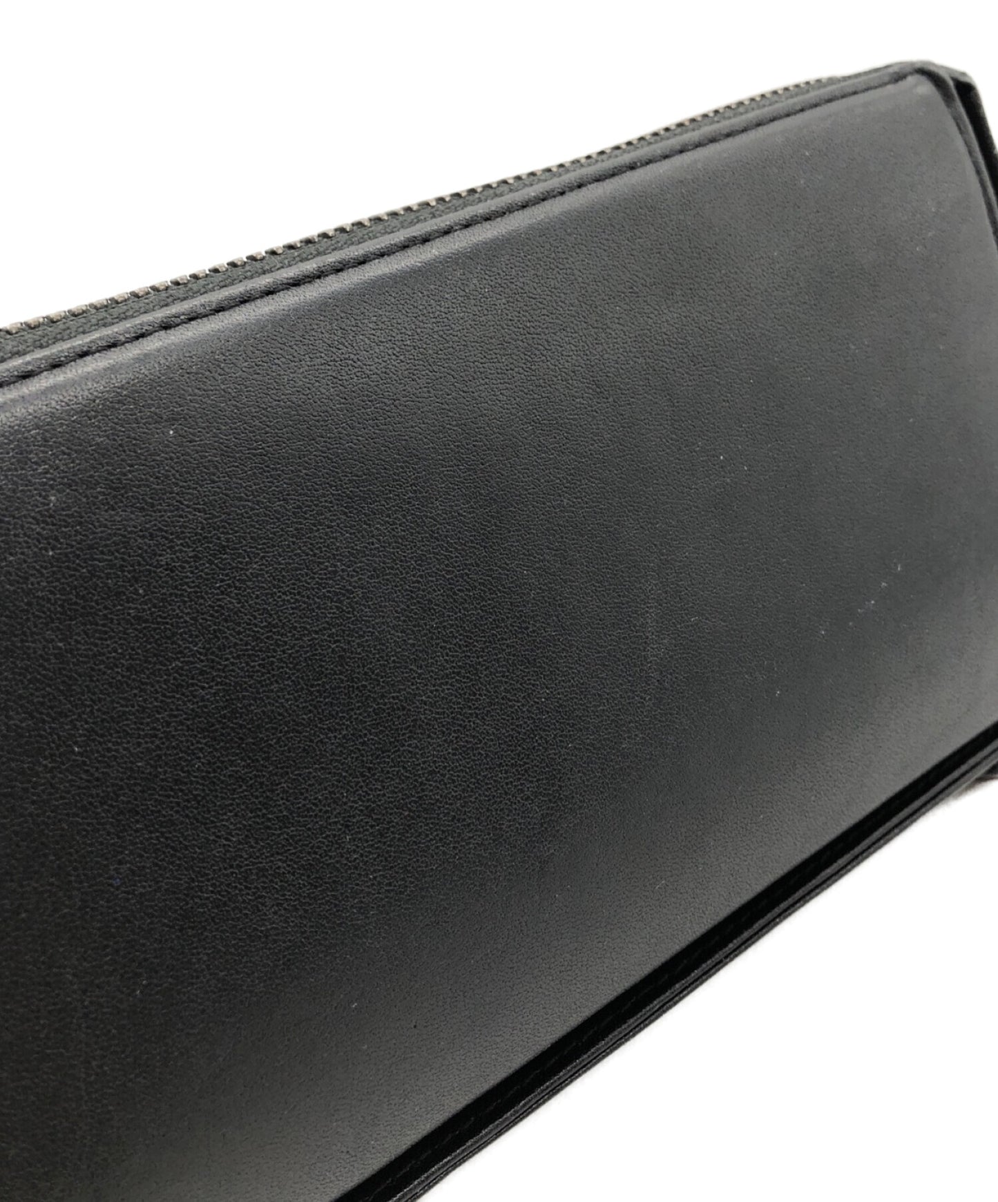[Pre-owned] Yohji Yamamoto pour homme LARGE ZIPPERED WALLED leather long wallet