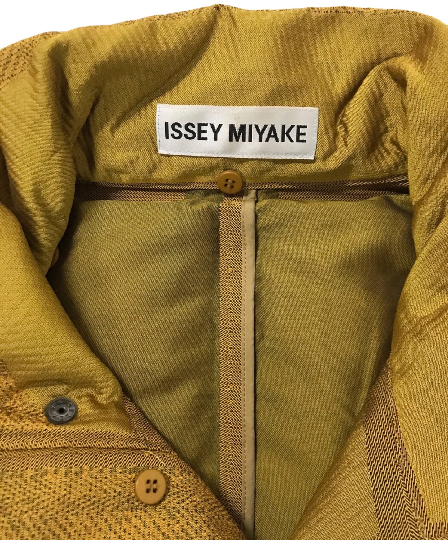 Issey Miyake Interwoven Design down jacket