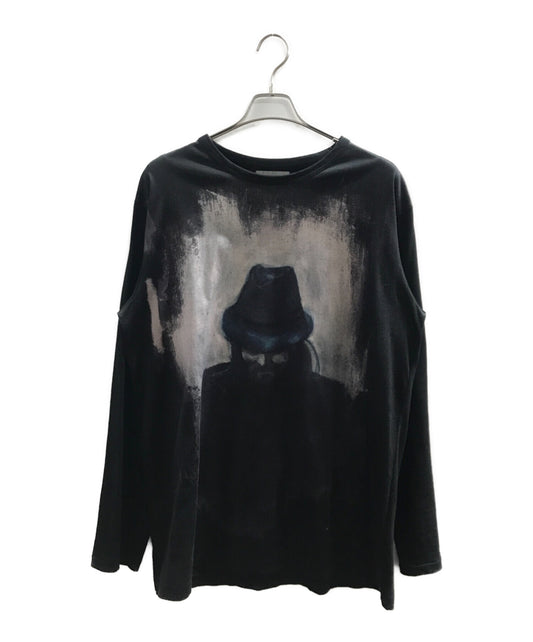 [Pre-owned] YOHJI YAMAMOTO 22AW 60/2 PS INKJET PRINT LONG SLEEVES HE-T74-083